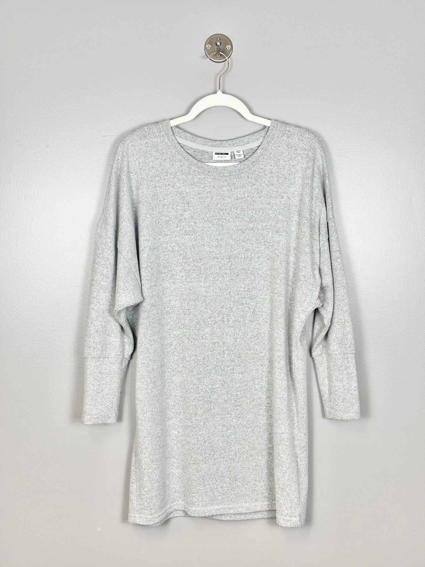 M - Noise May Oversized Soft Grey Sweater