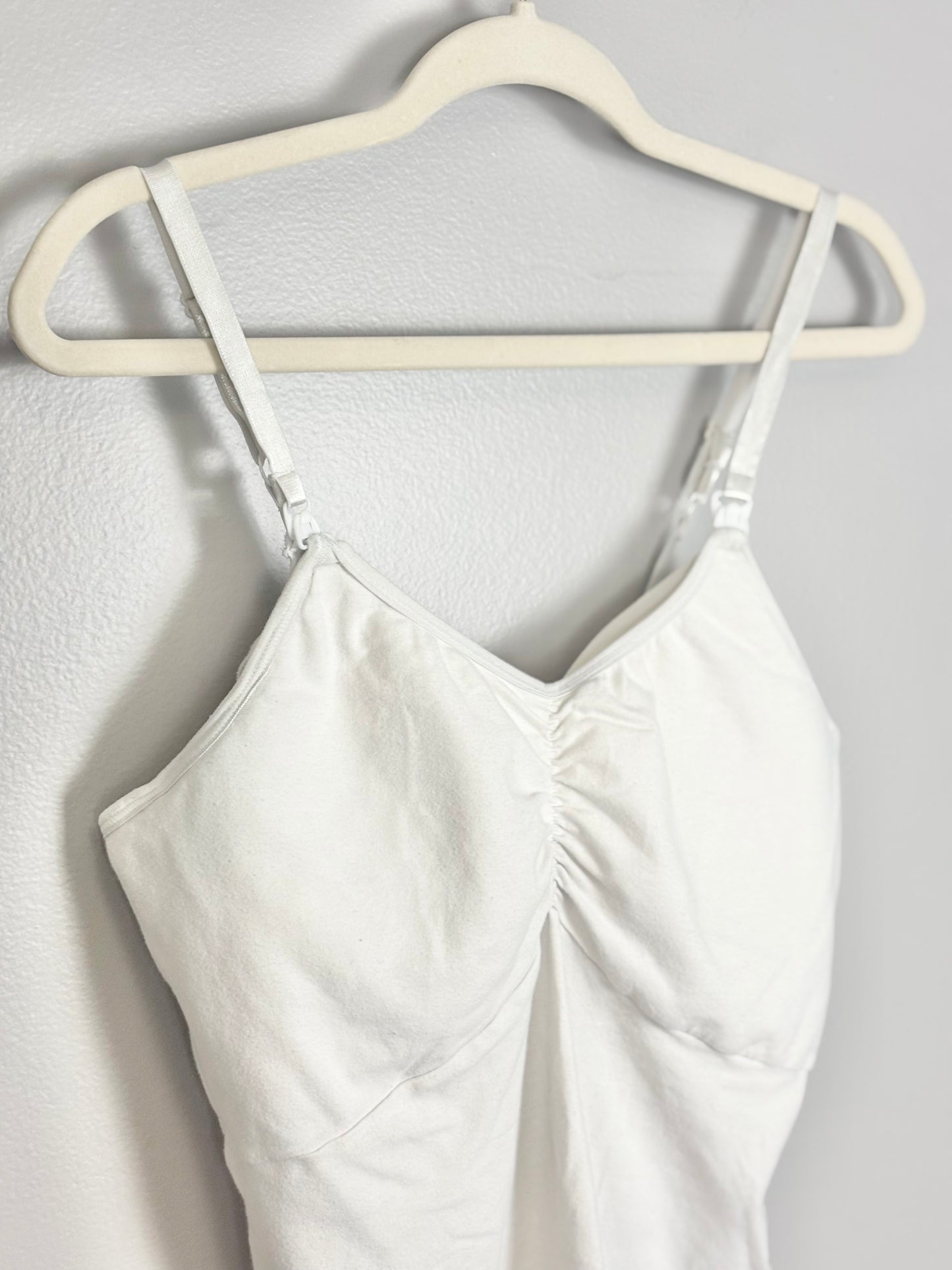 L - Ripe White Nursing Tank