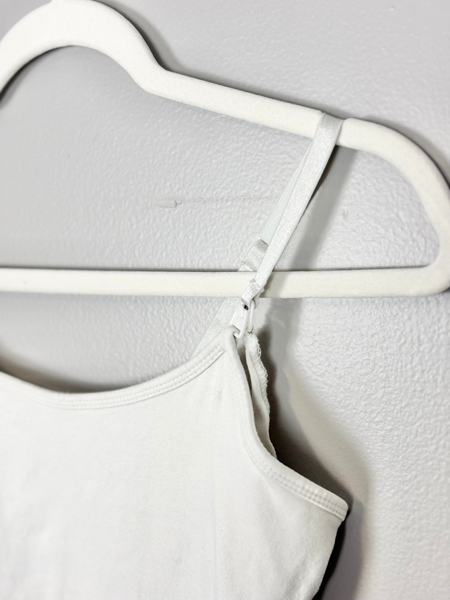 S - Motherhood White Nursing Tank