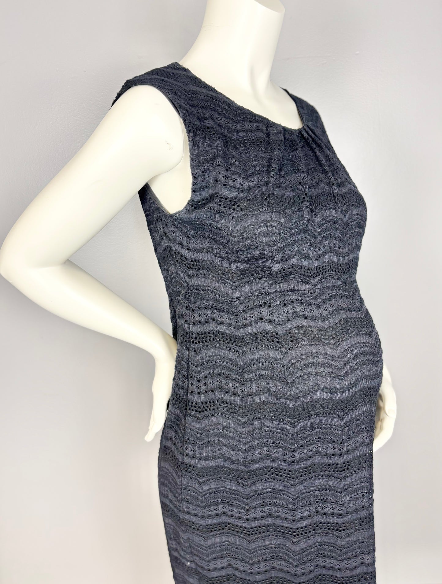 L – Thyme Black Lace Dress