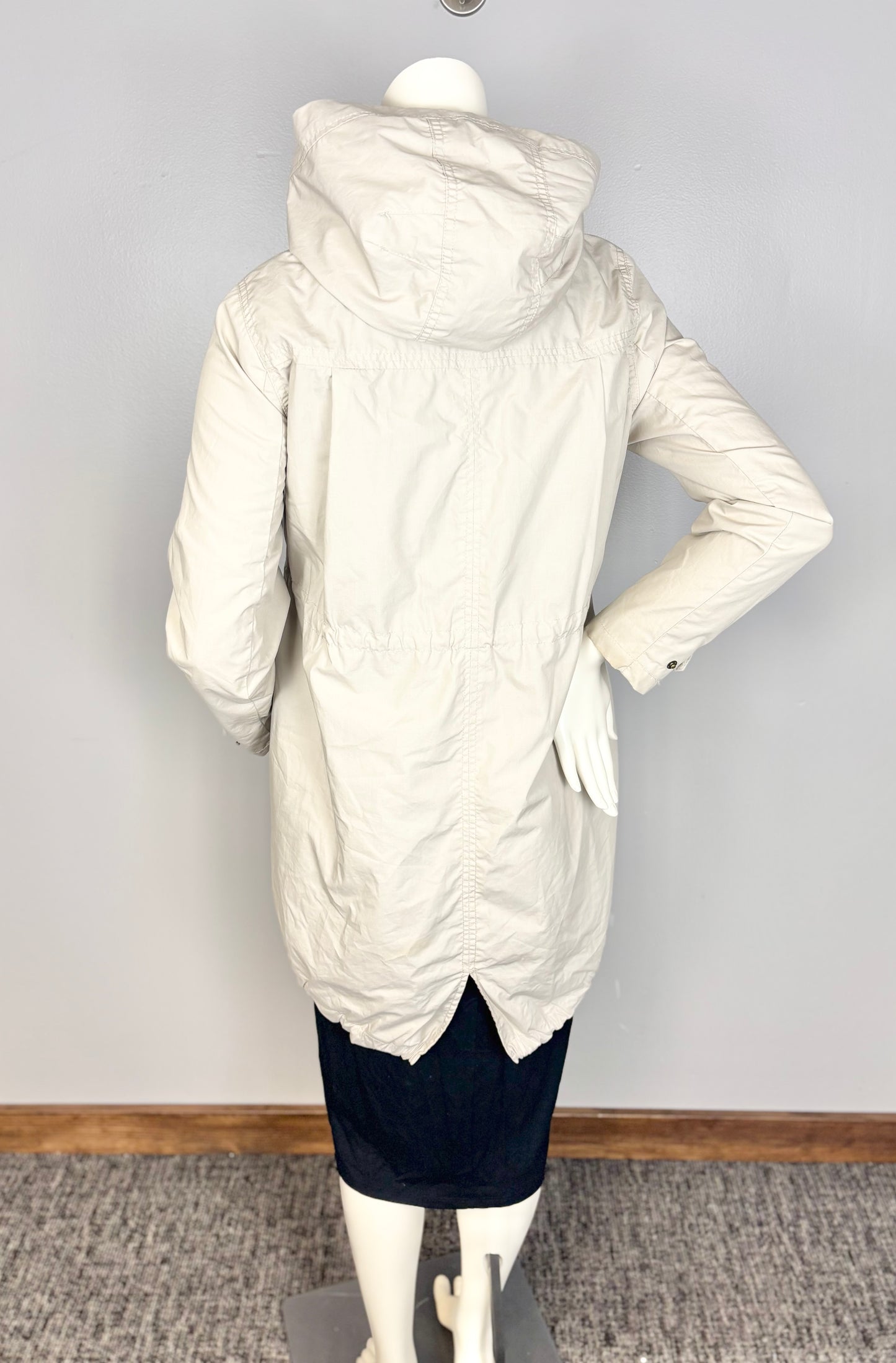 S - H & M Mama Cream Cotton Spring Jacket