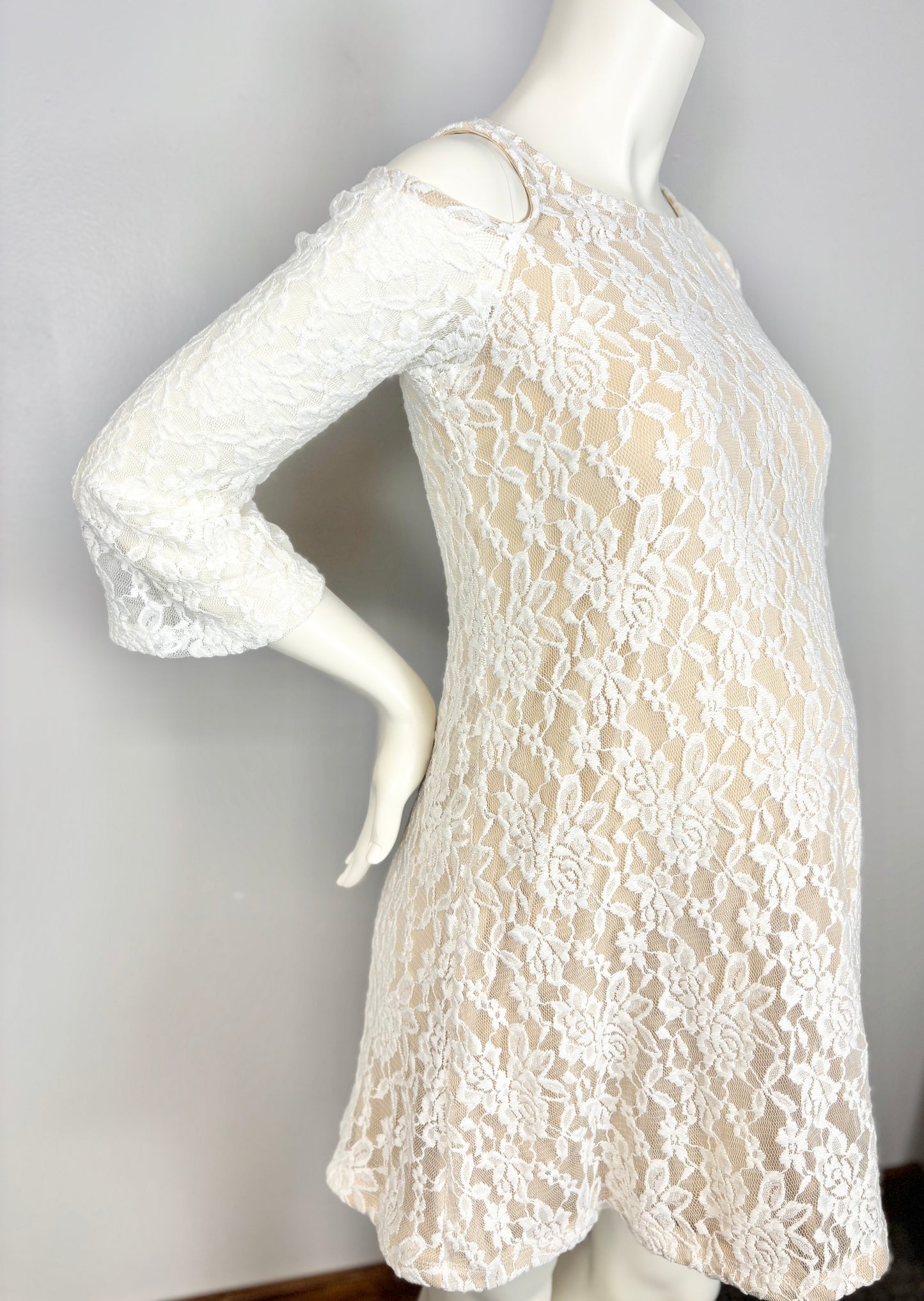 S - Planet Motherhood Lace Shift Dress/Top