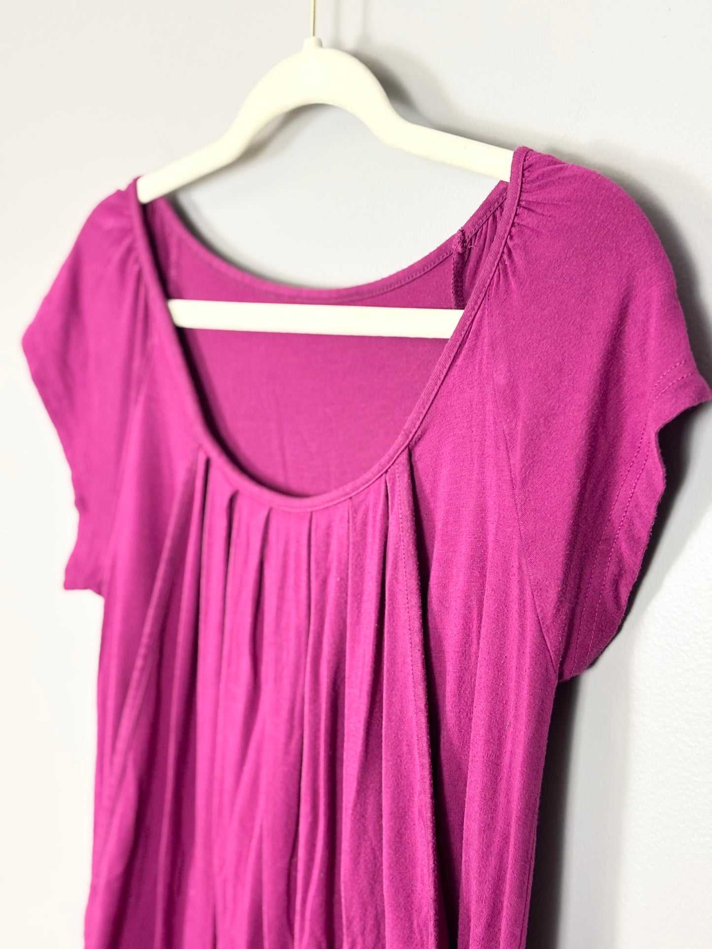 L - Fuschia Nursing Top