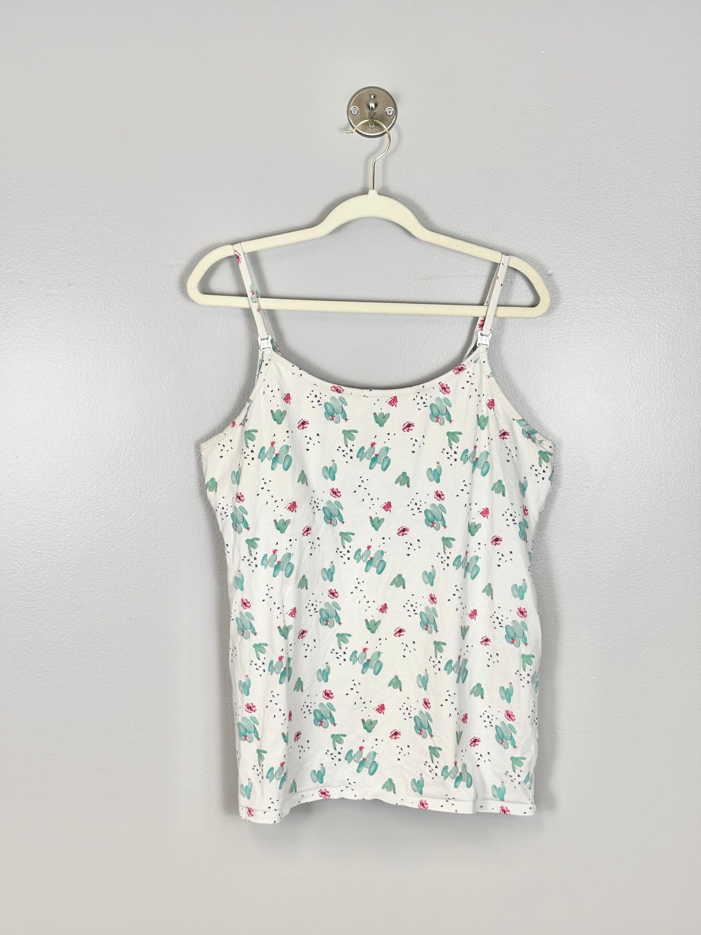 XL - Thyme Cactus Nursing Tank