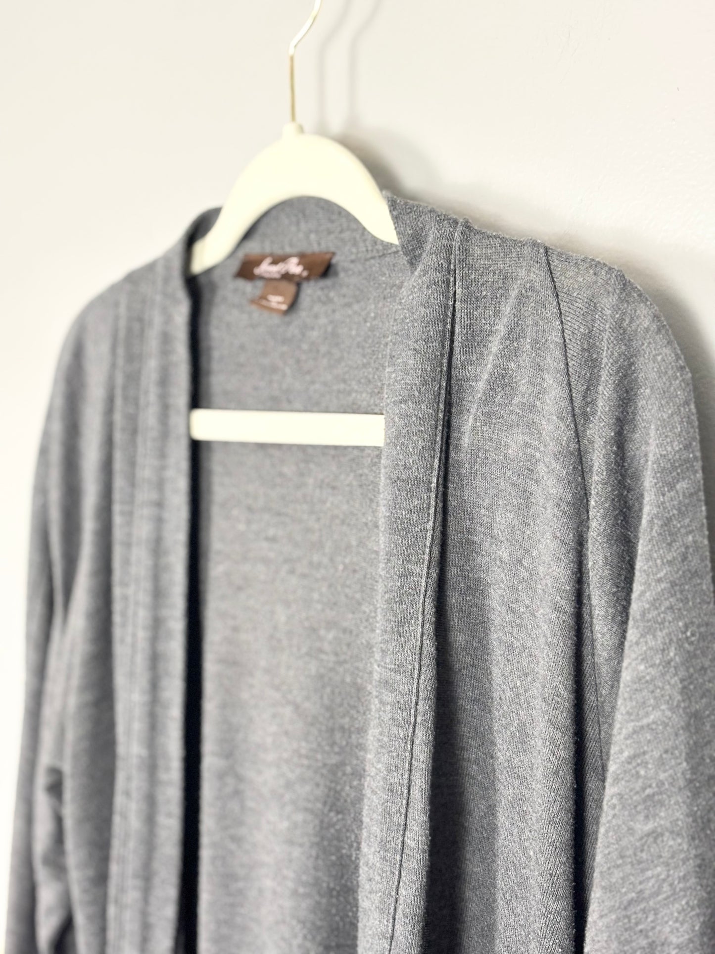 M - Sweet Pea Grey Cardigan