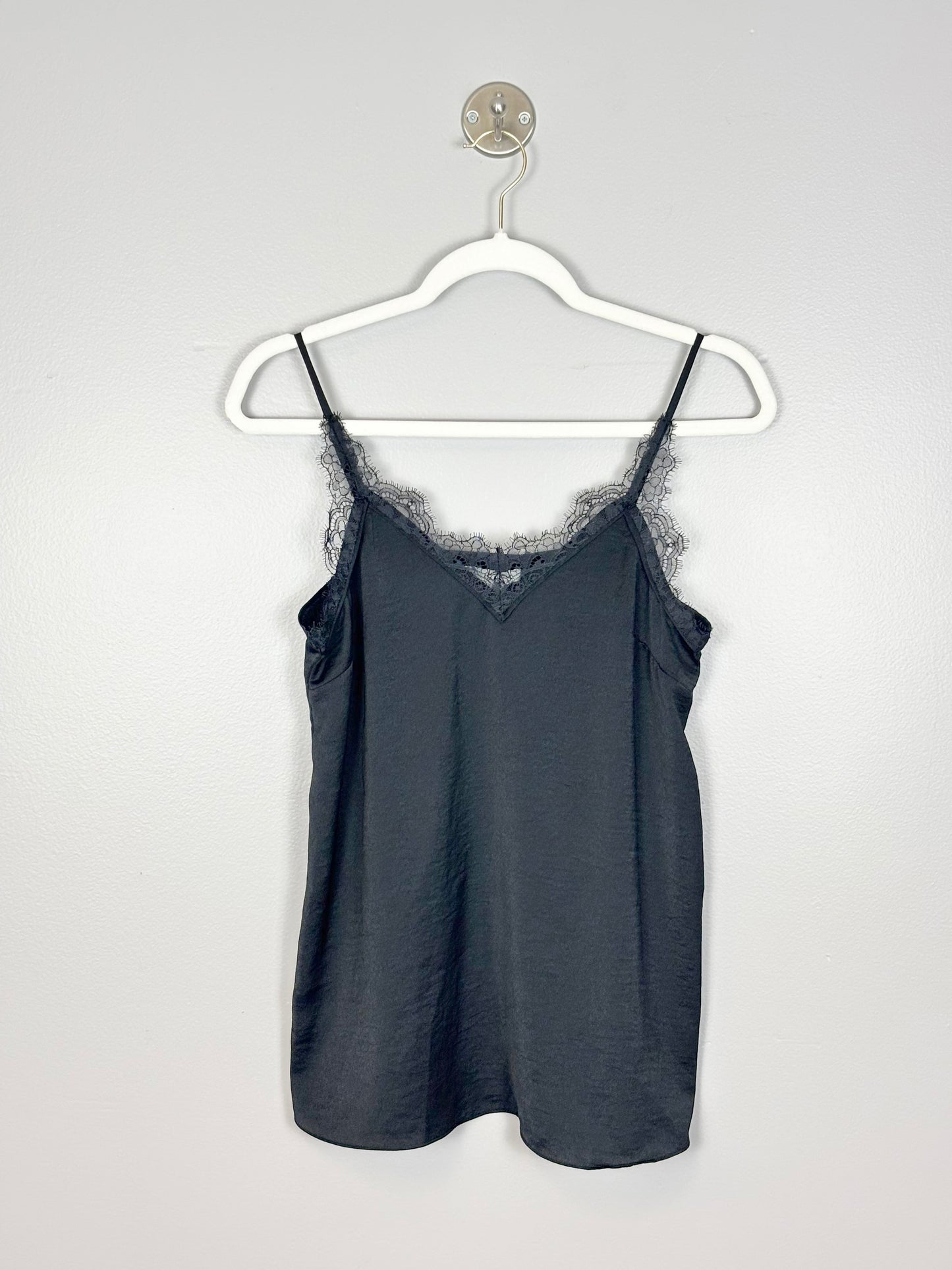M - H & M Mama Black Lace Maternity Camisole
