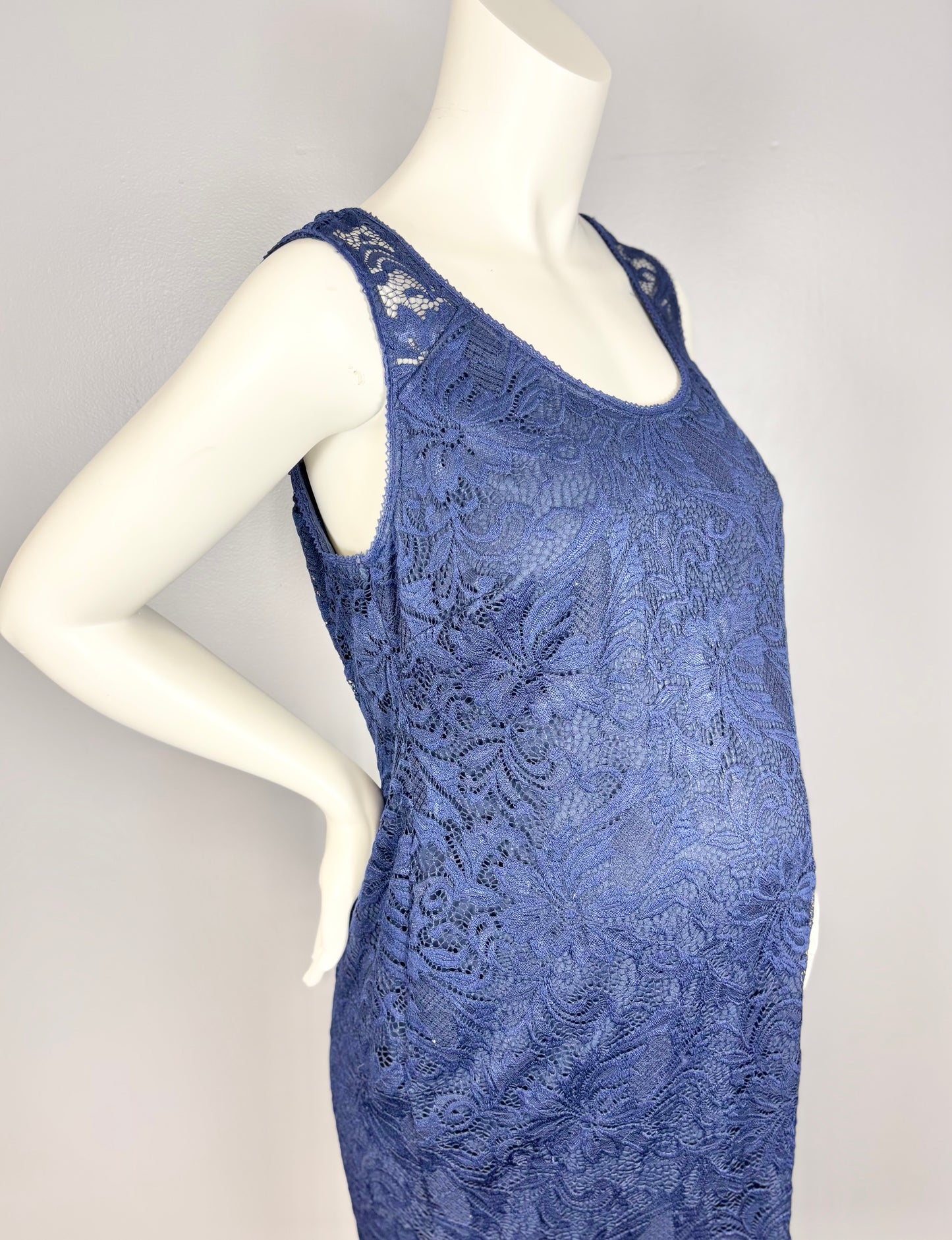 XL – Stork & Babe Navy Lace Dress