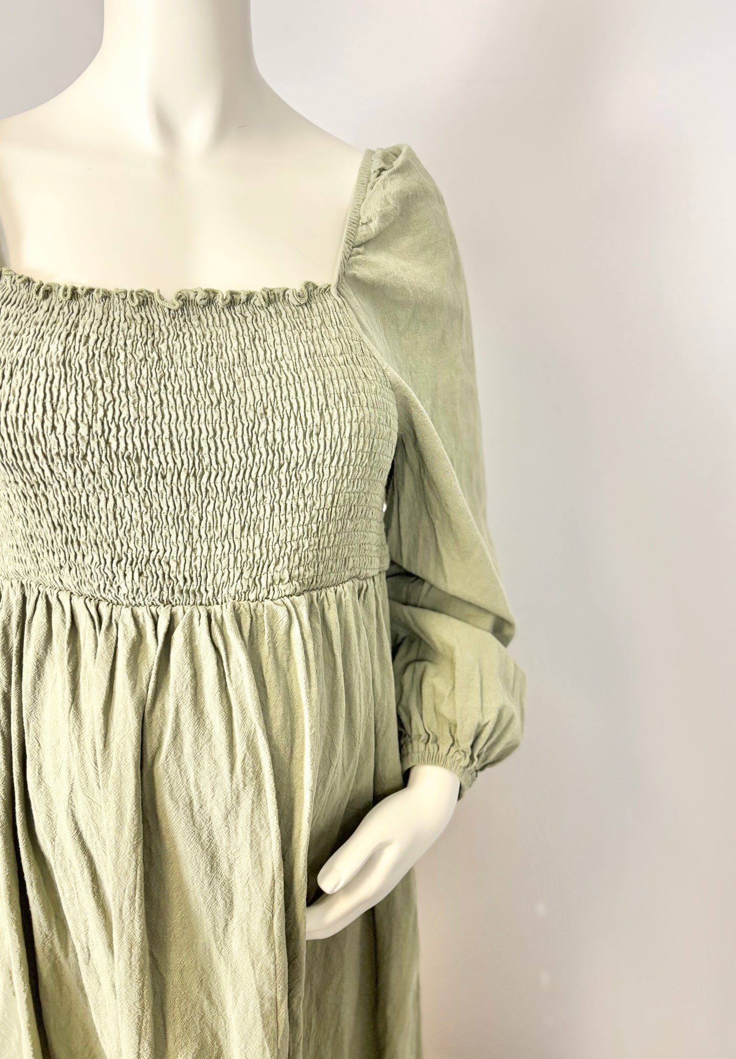 XL – SHEIN Sage Green Pride & Prejudice Dress