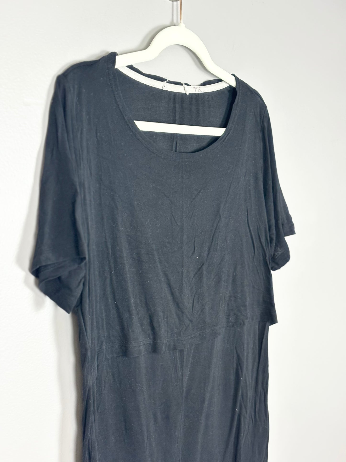 M - Smallshow Black Nursing Shirt