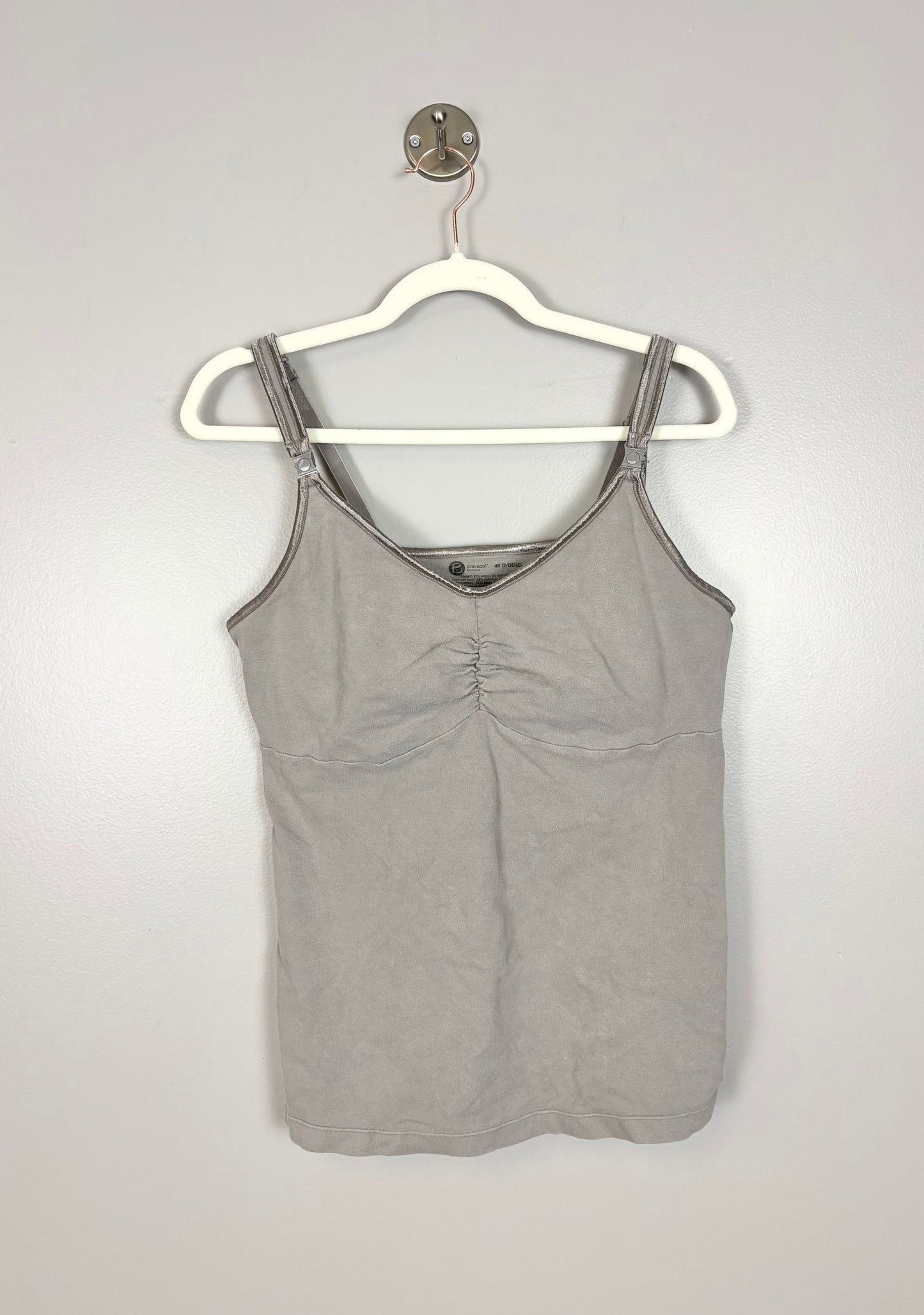 XL - Bravado Grey Nursing Tank