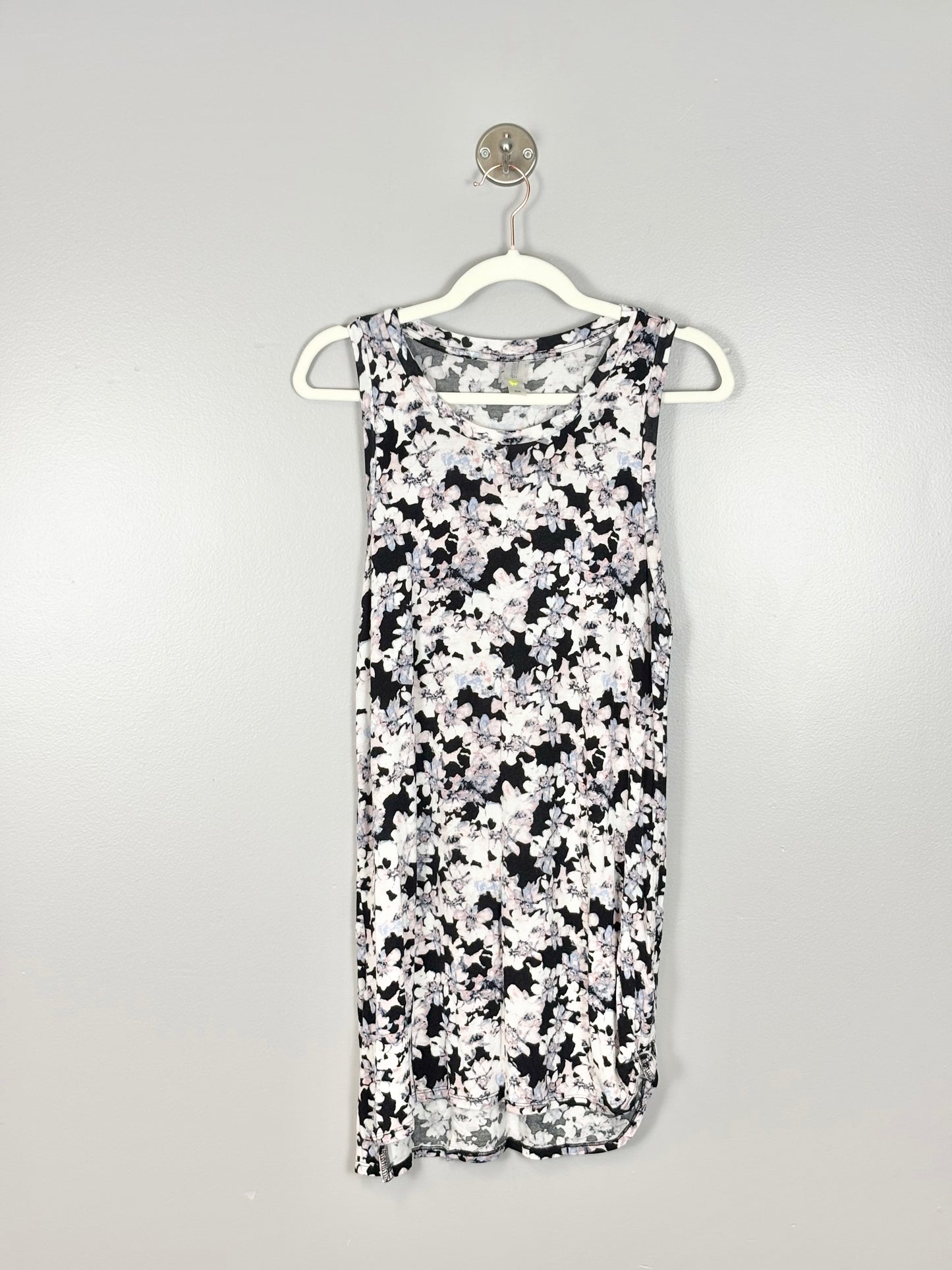 M - Essence Floral Knotted-Front Tank