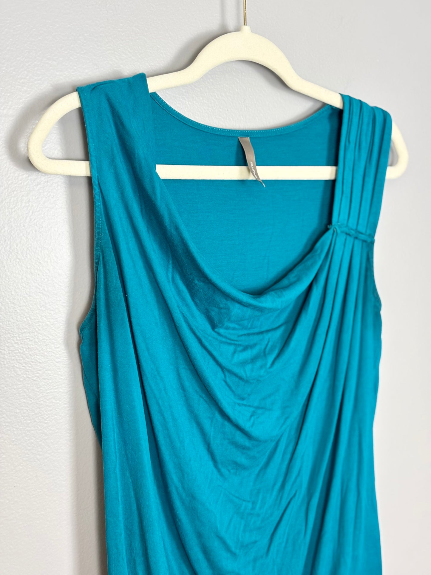 L - Thyme Teal Sleeveless Top