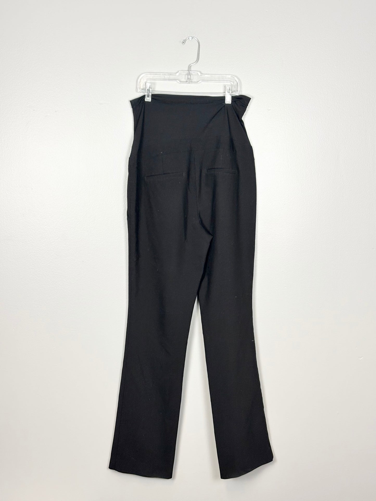 XS - Stork & Babe Black Straight Leg Dress Pant