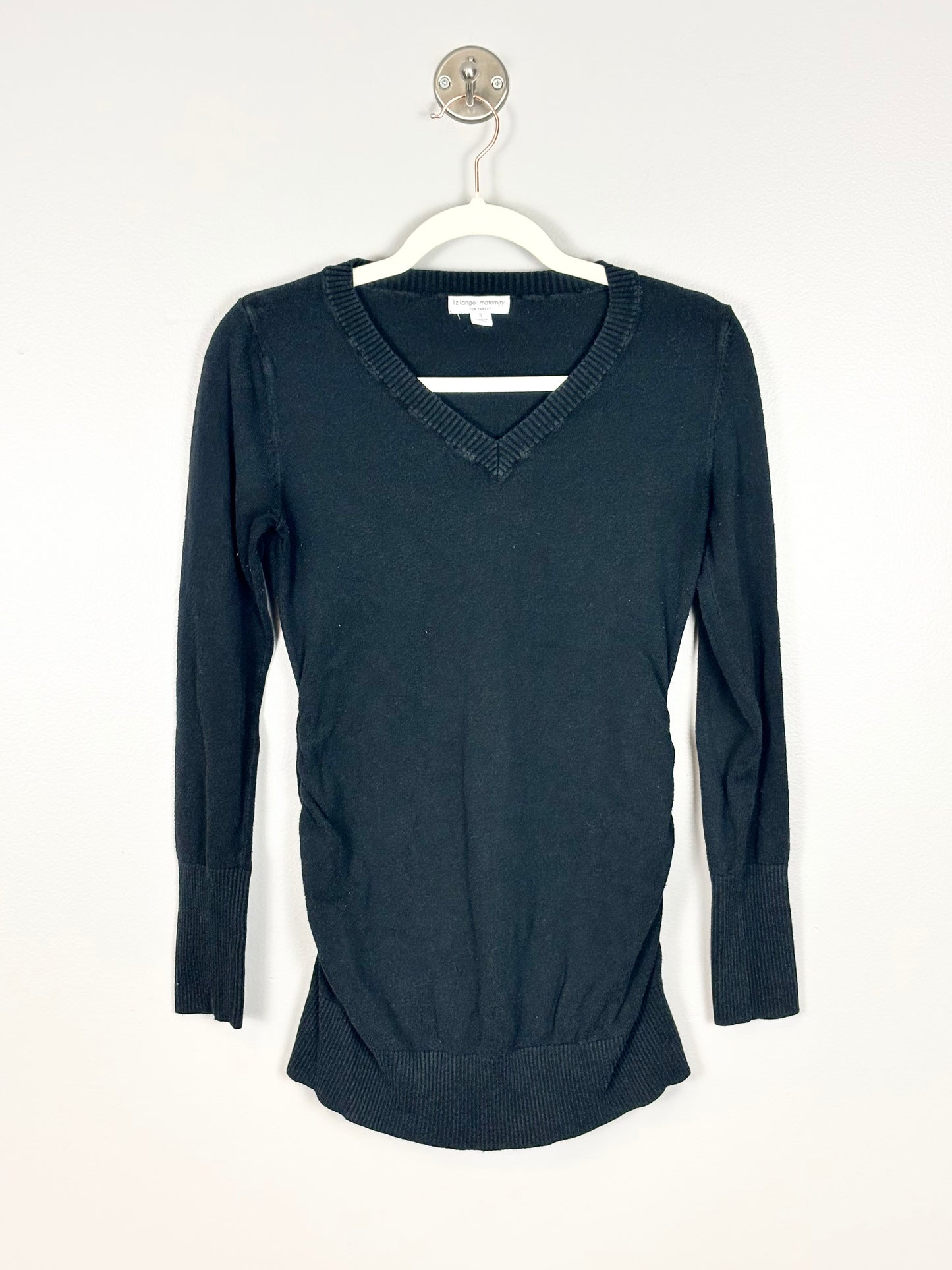 S - Liz Lange Black Maternity Sweater