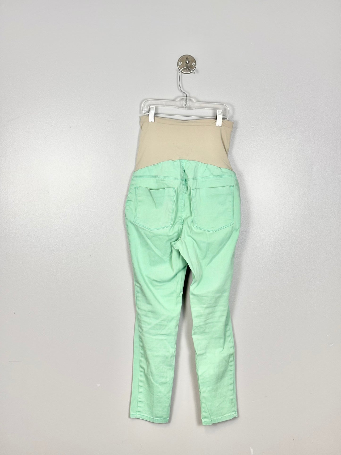 S - Motherhood Mint Green Skinny Jeans