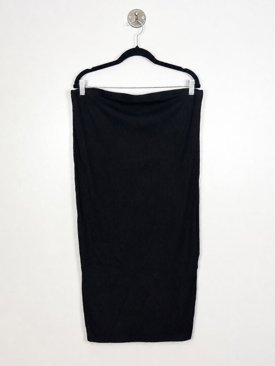 XL - H & M High Rise Ribbed Pencil Skirt