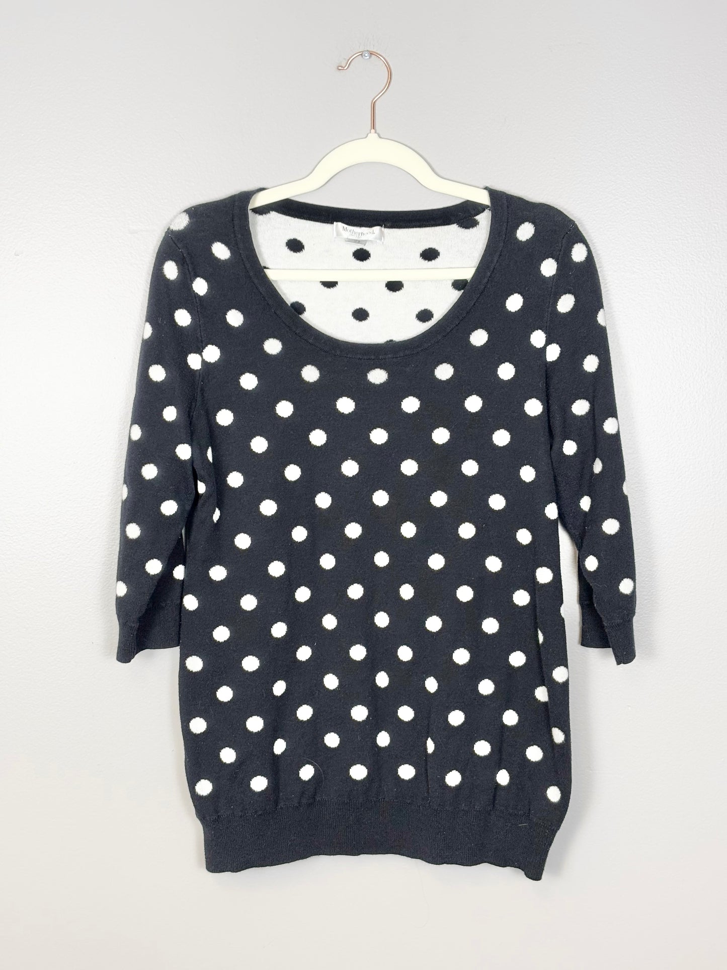 L - Polka Dot Sweater