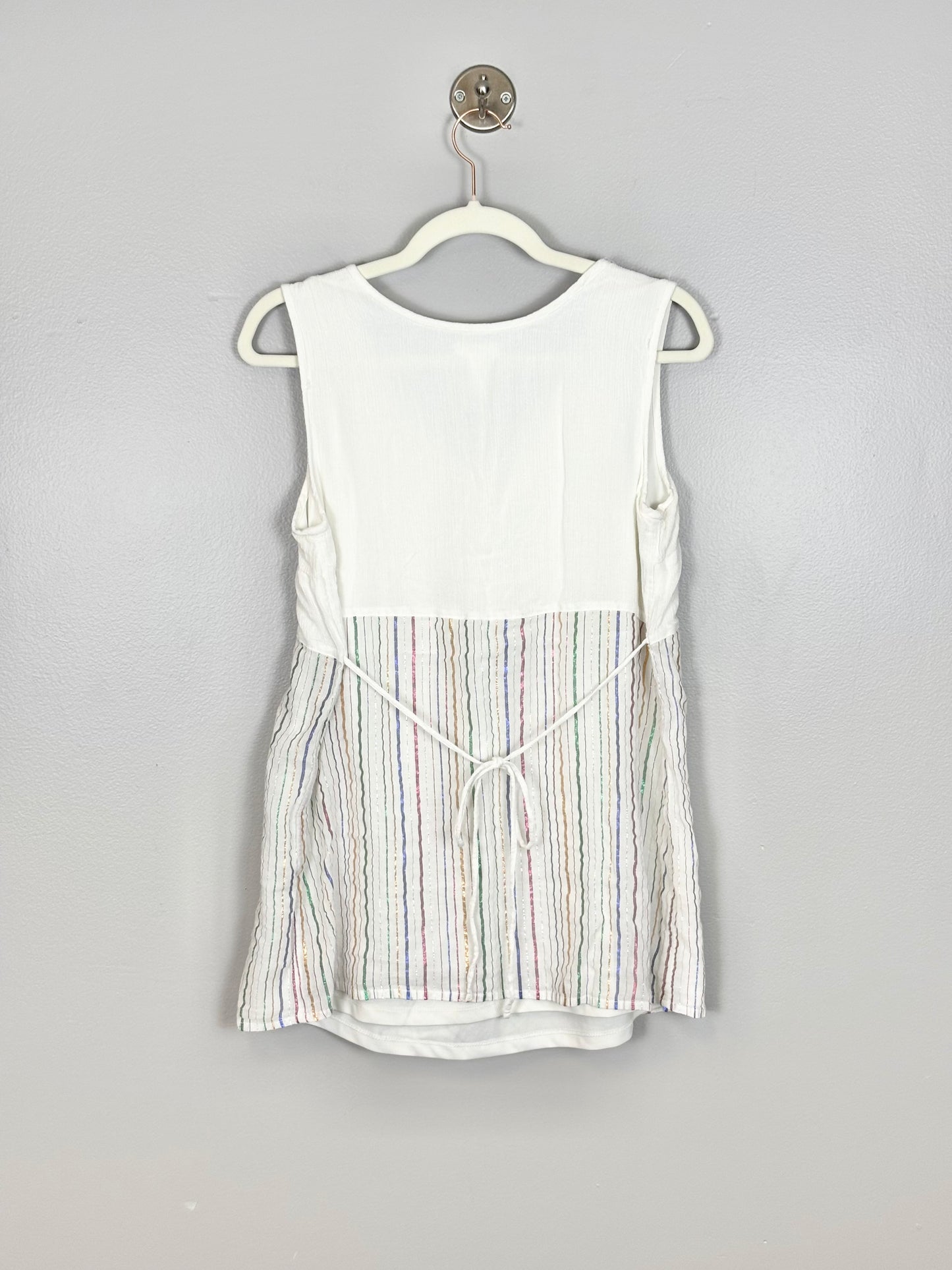 S - Thyme Rainbows & Glitter Sleevless Blouse