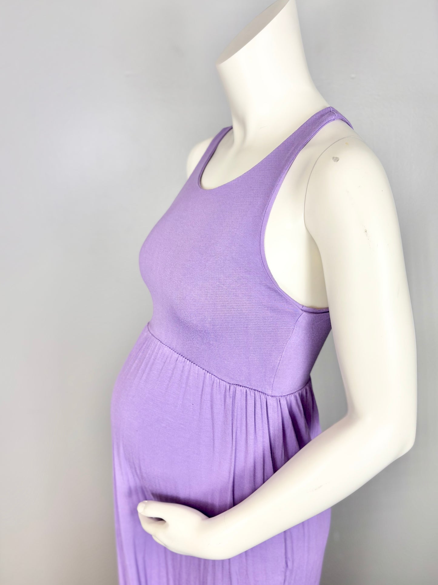 S - Beeson River Lavender Maxi Dress
