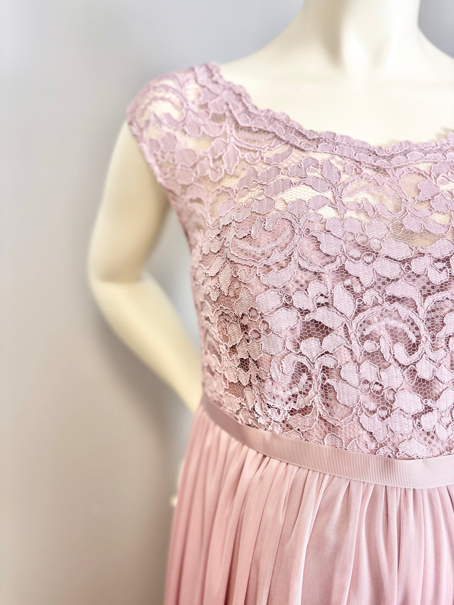 1XL - David’s Bridal Lavender Lace Occasion Dress