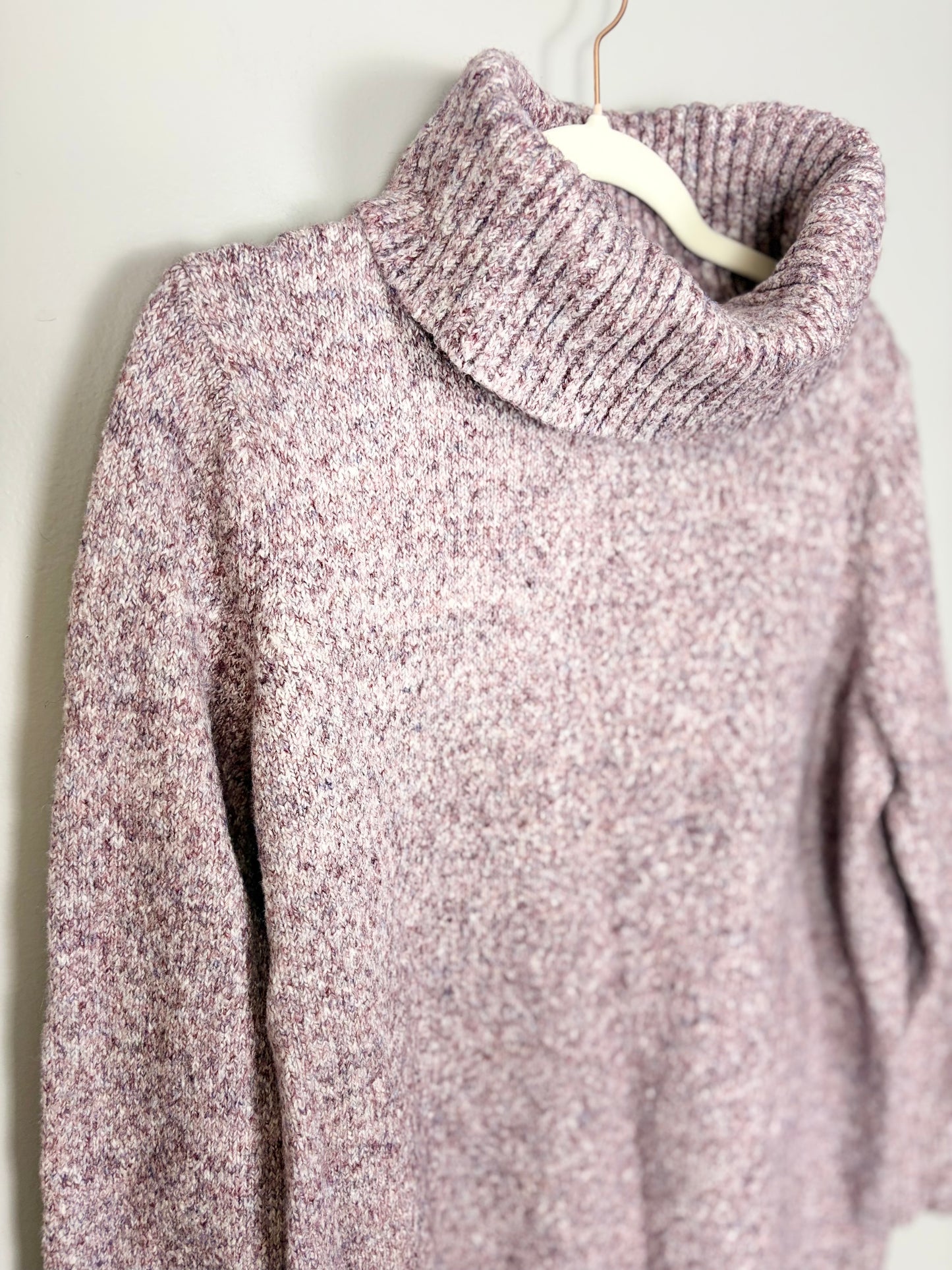 L - Old Navy Purple Turtleneck Sweater