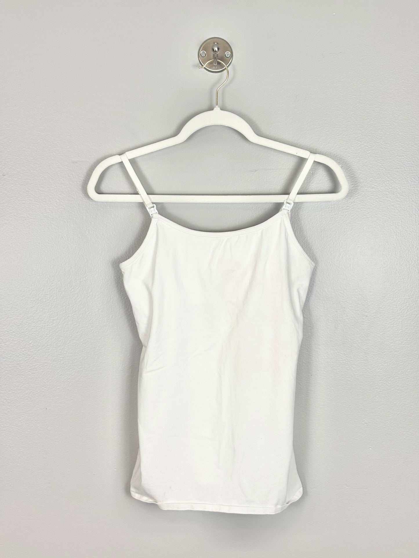 S - Thyme White Nursing Tank