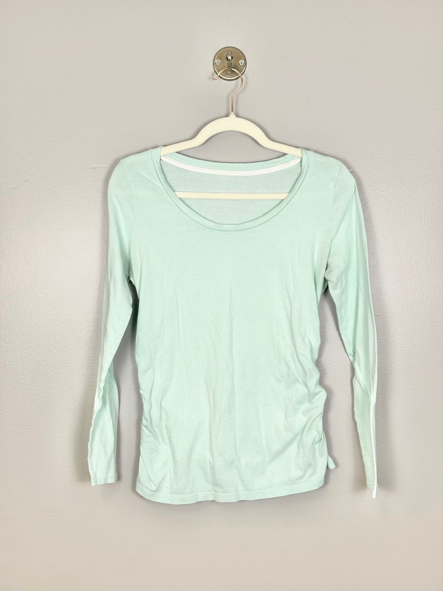 M - Liz Lange Mint Longsleeve Shirt