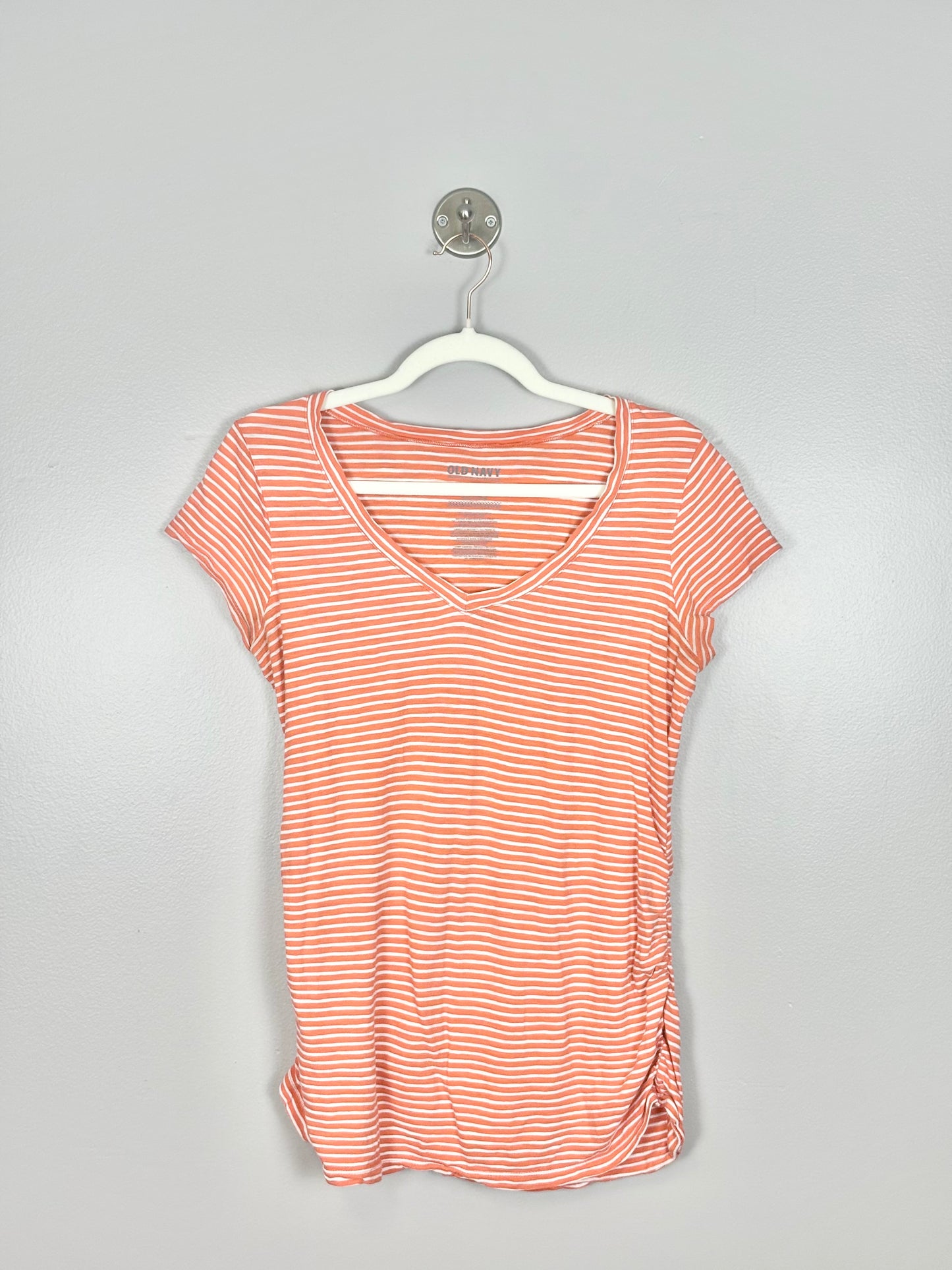 M - Old Navy Orange Stripe Tee