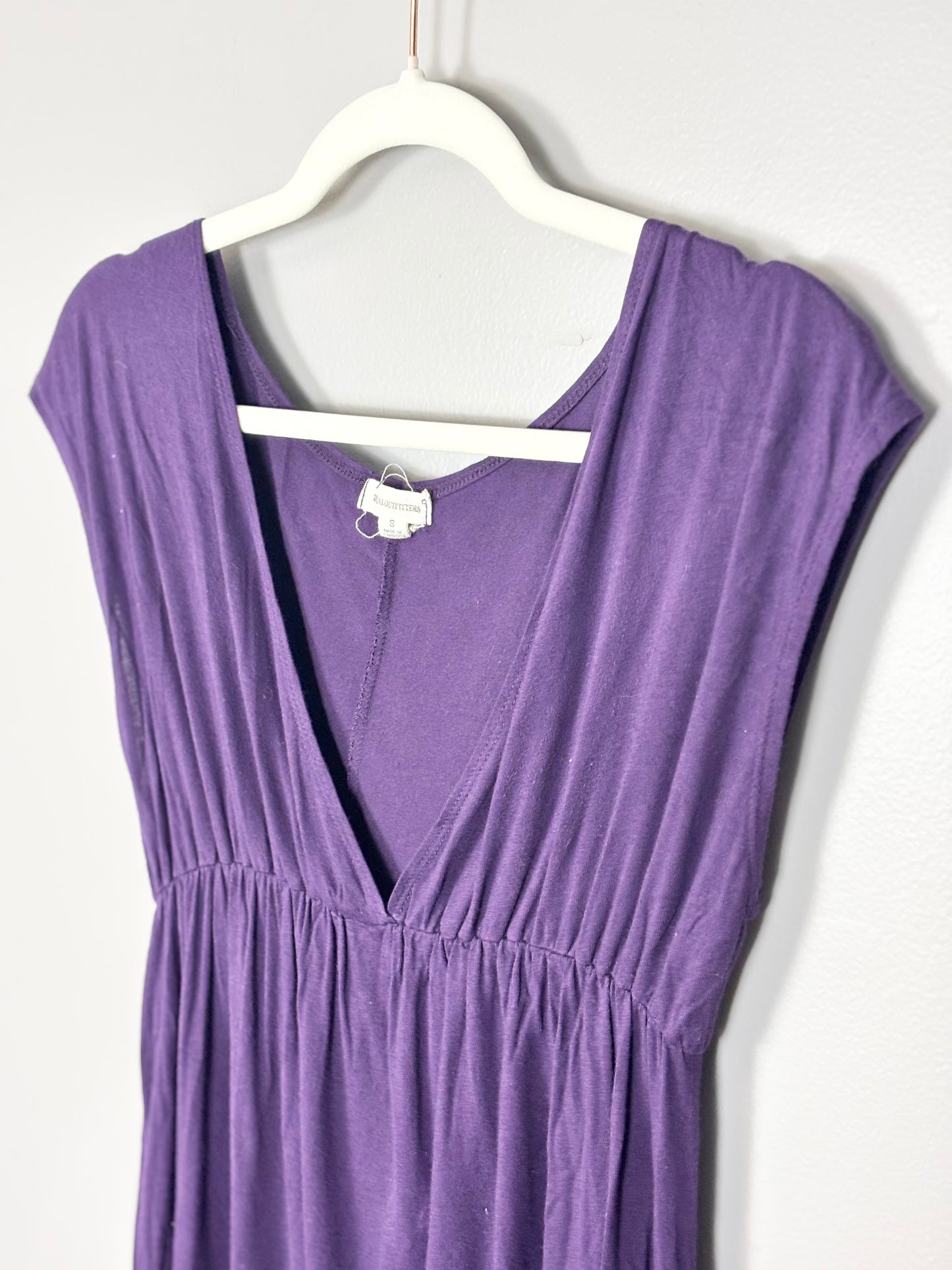S - Zenana Outfitters Purple Nursing-Friendly Blouse