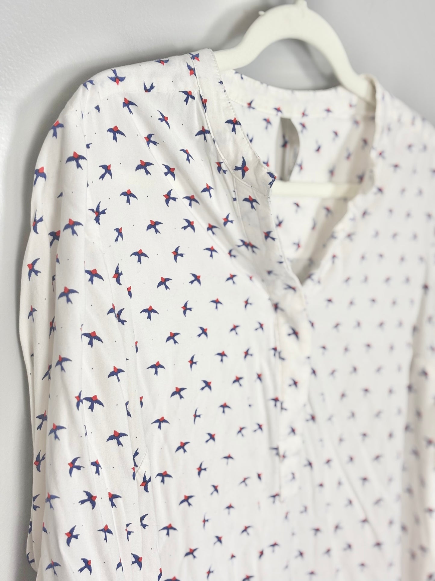 M - Thyme Long-Sleeve Sparrow Blouse