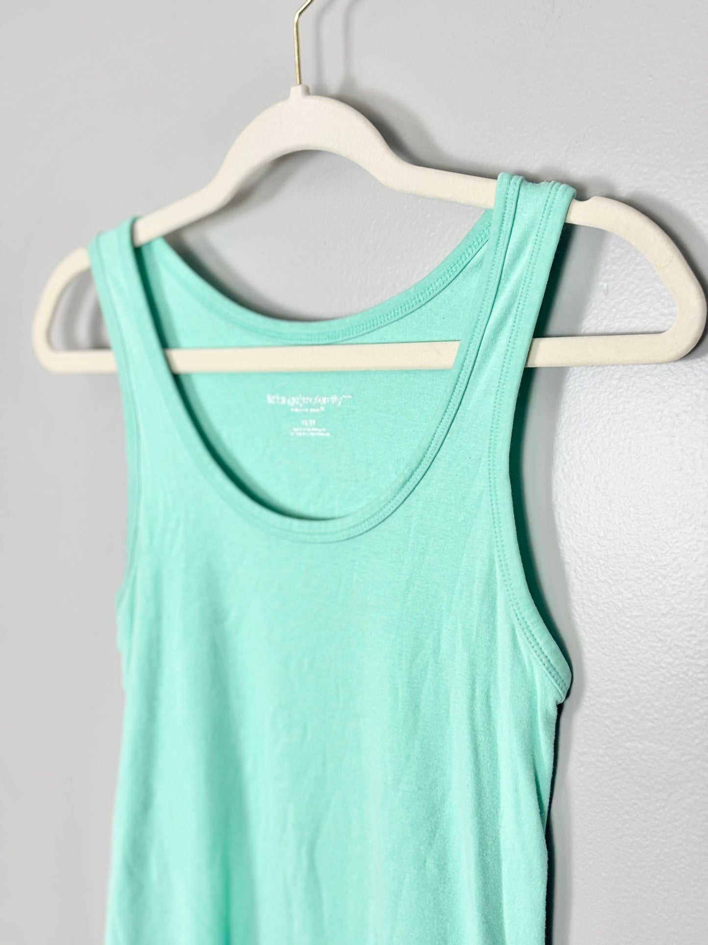 M - Liz Lange Teal Maternity Tank