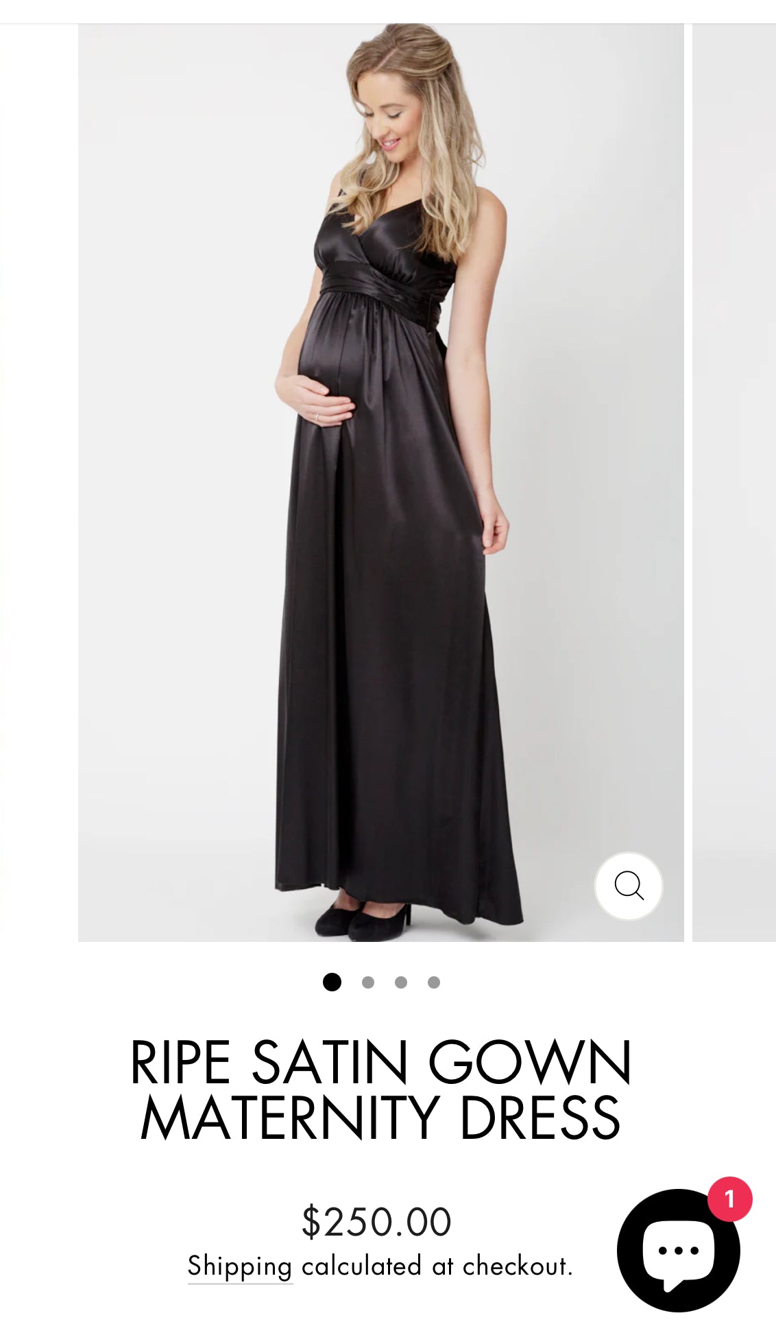 S - Ripe (Limited) Satin Floor-Length Gown