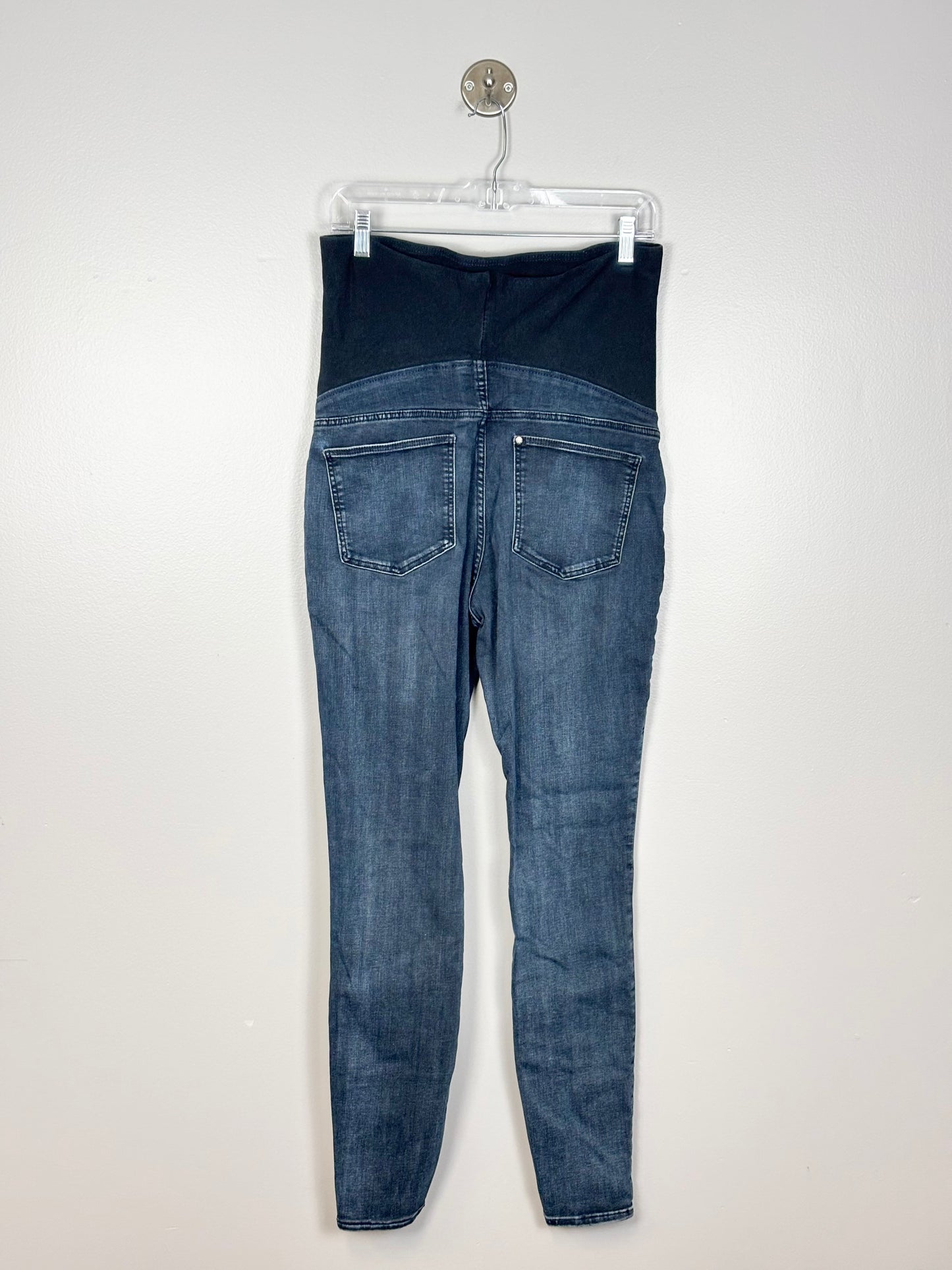 L - H & M Mama Dark Skinny Jeans