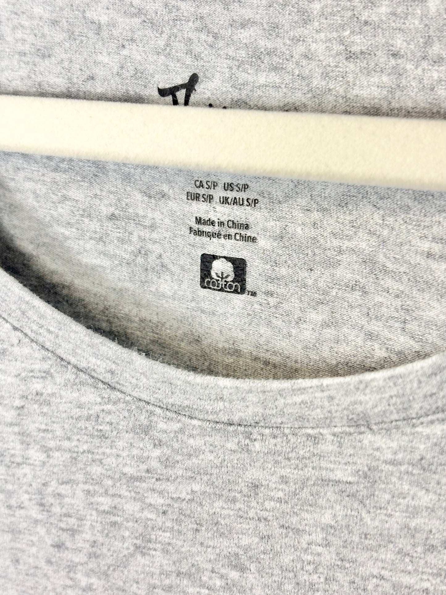 S - Thyme Long Sleeve Grey Shirt