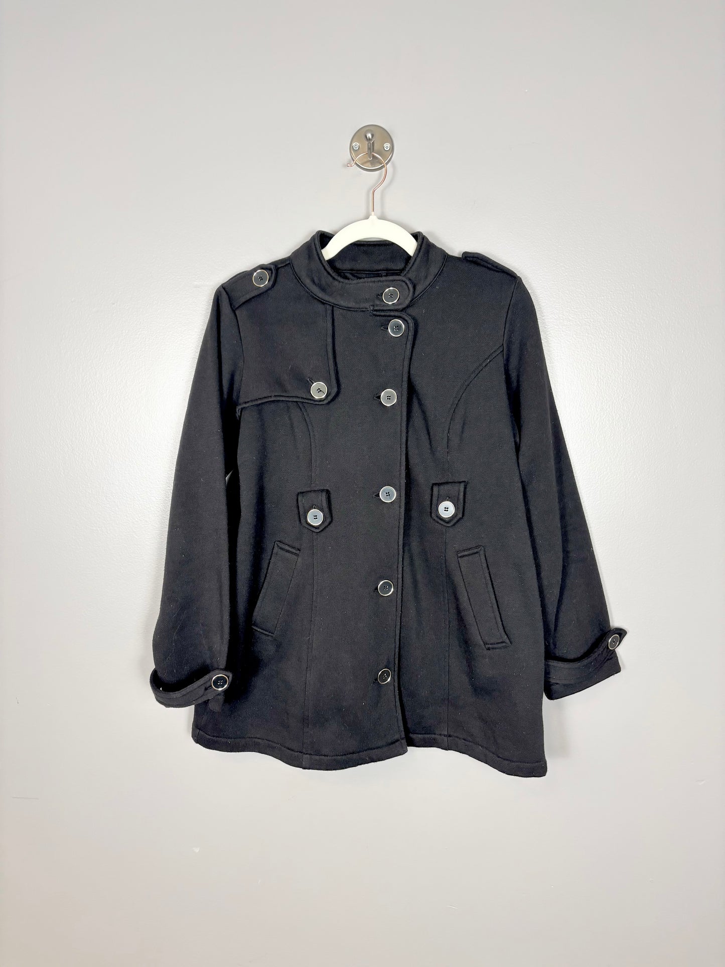 M - Motherhood Black Sweater Jacket