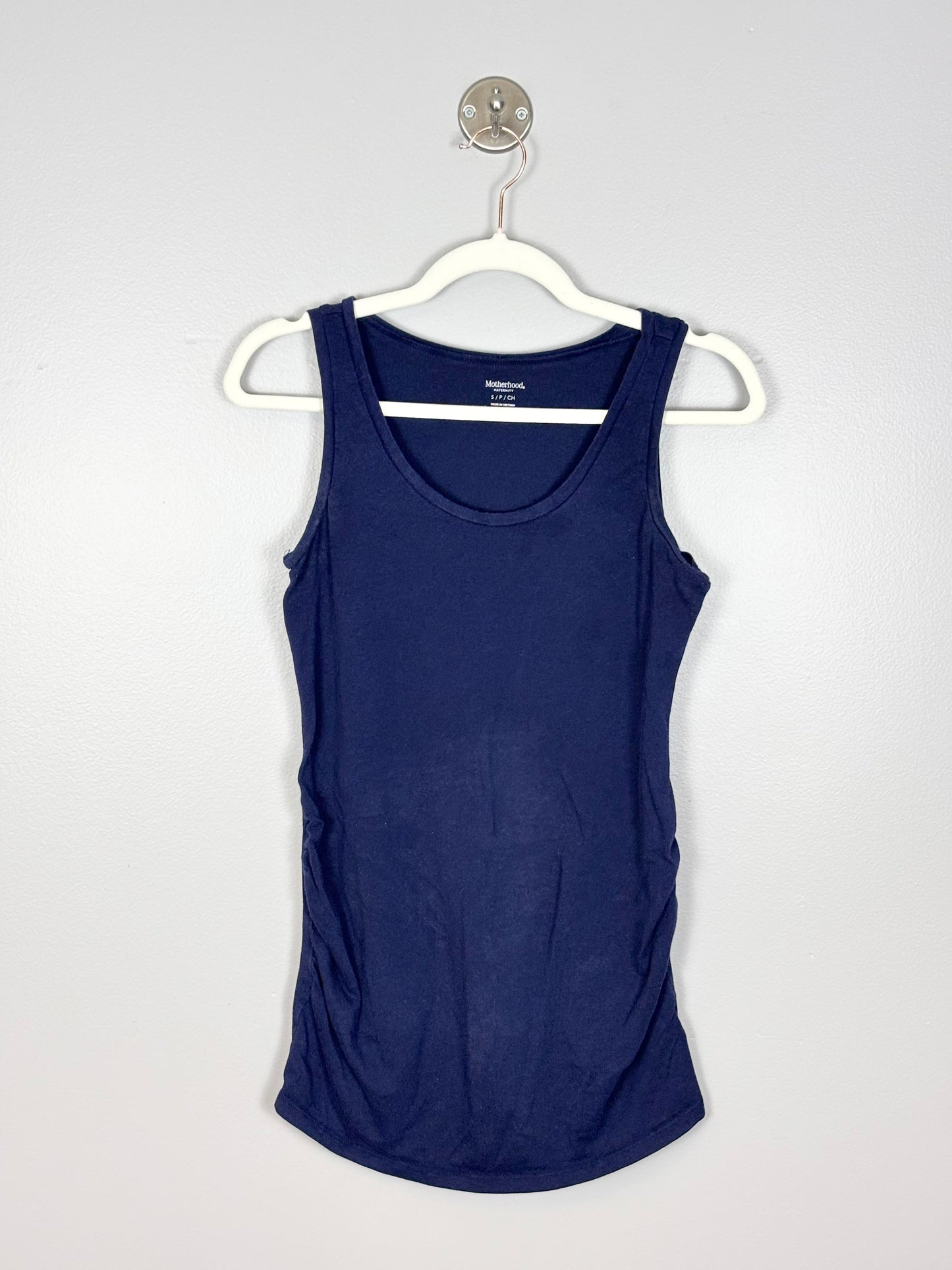 S - Motherhood Navy Tank