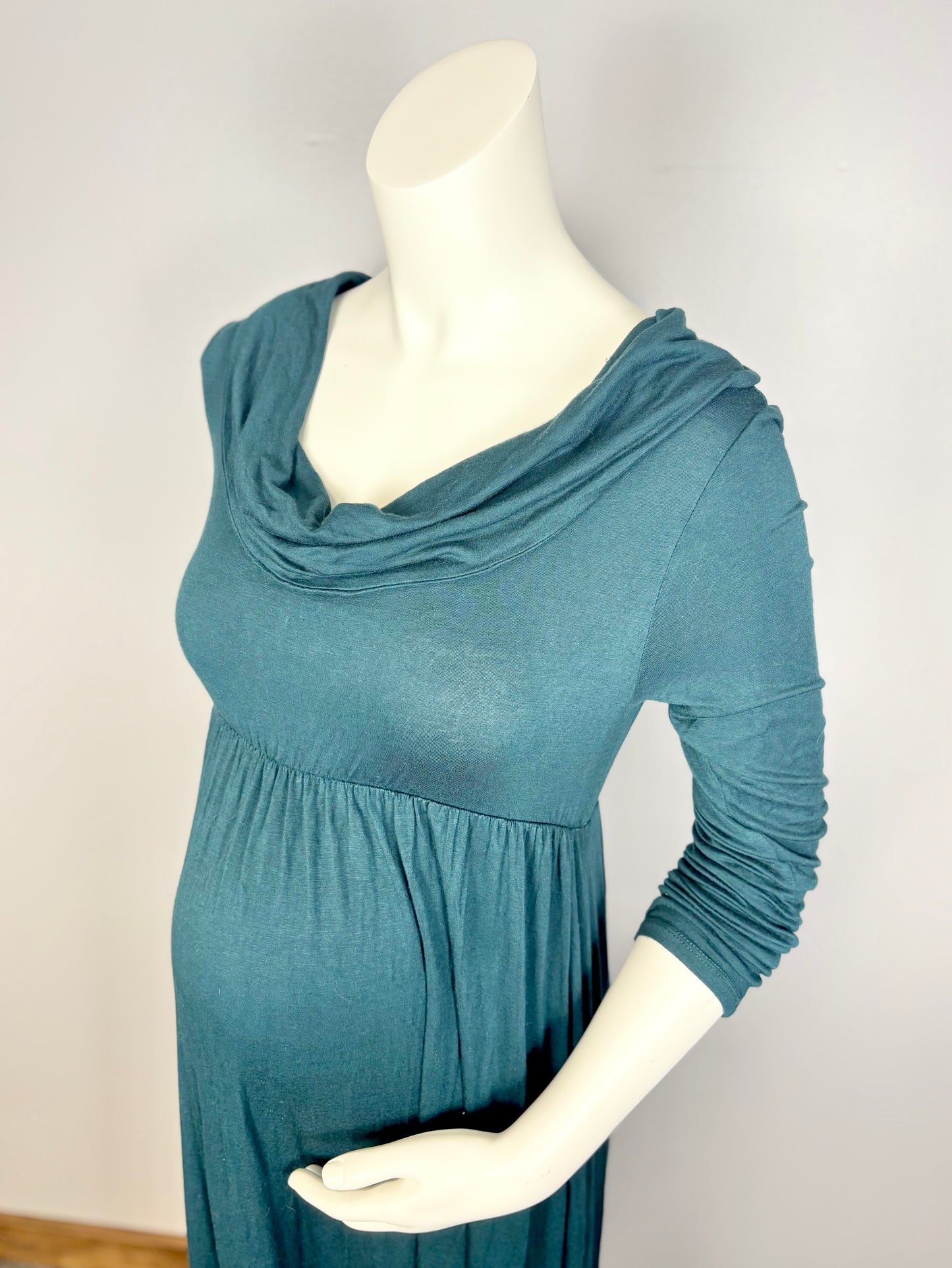 L - Mother Bee Emerald Green Maxi Dress