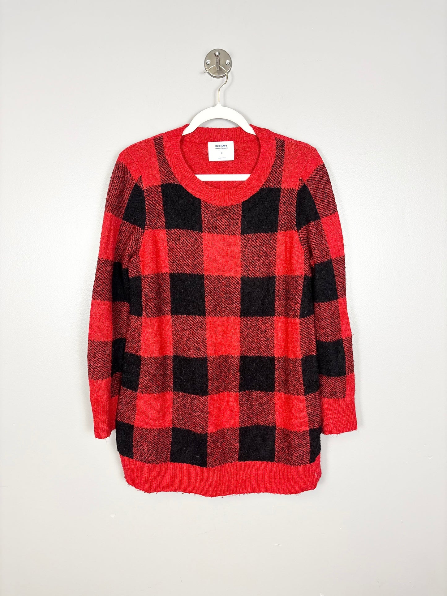 M - Old Navy Buffalo Plaid Sweater