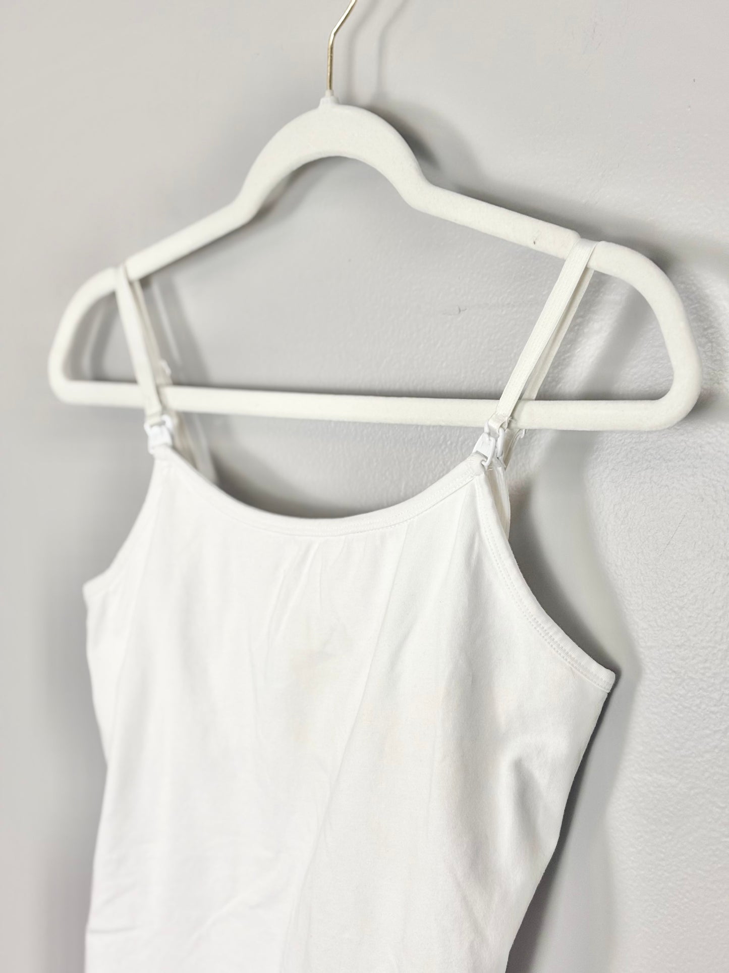 S - Thyme White Nursing Tank