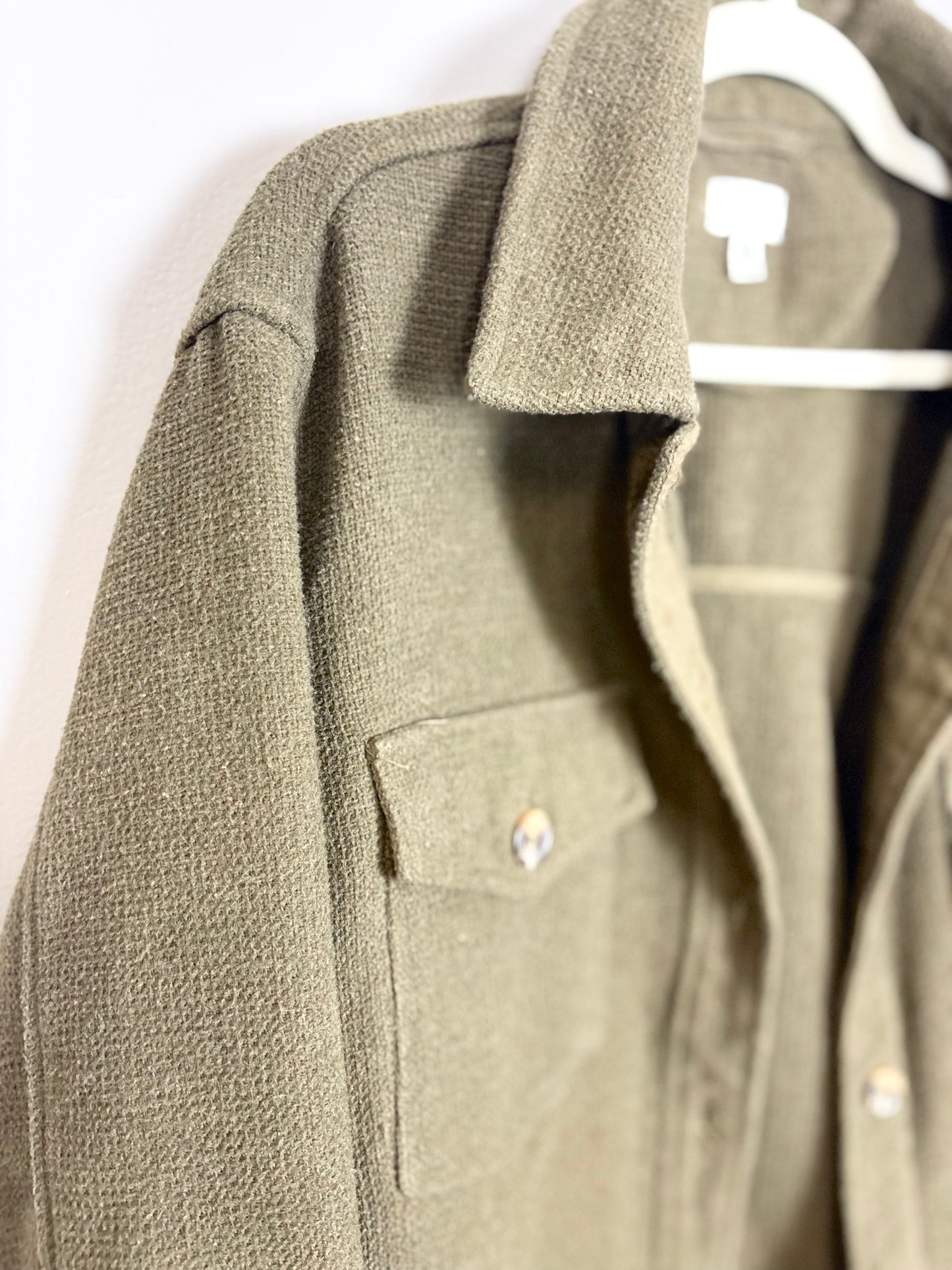 M - NOA Army Green Shacket