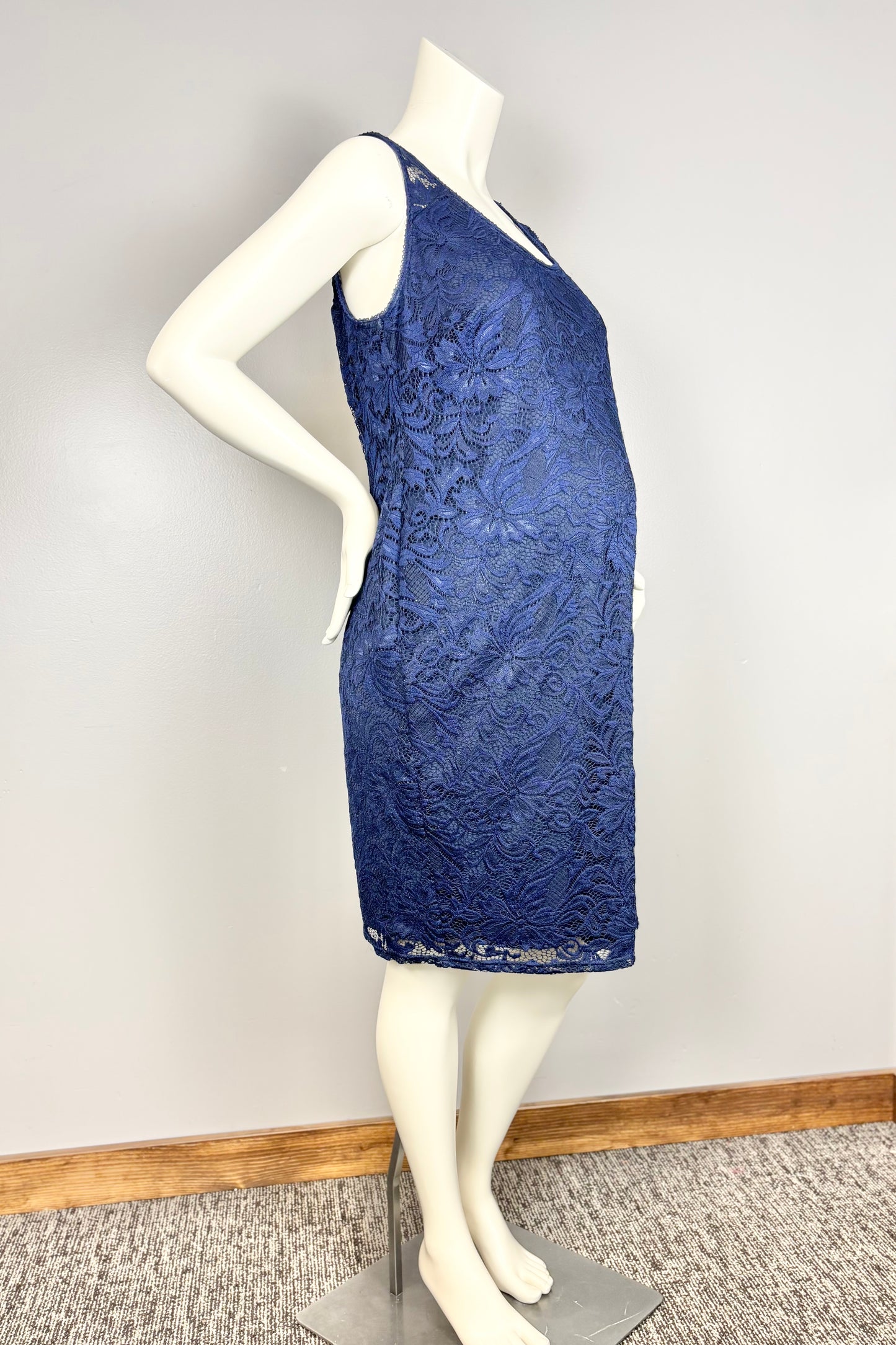 XL – Stork & Babe Navy Lace Dress