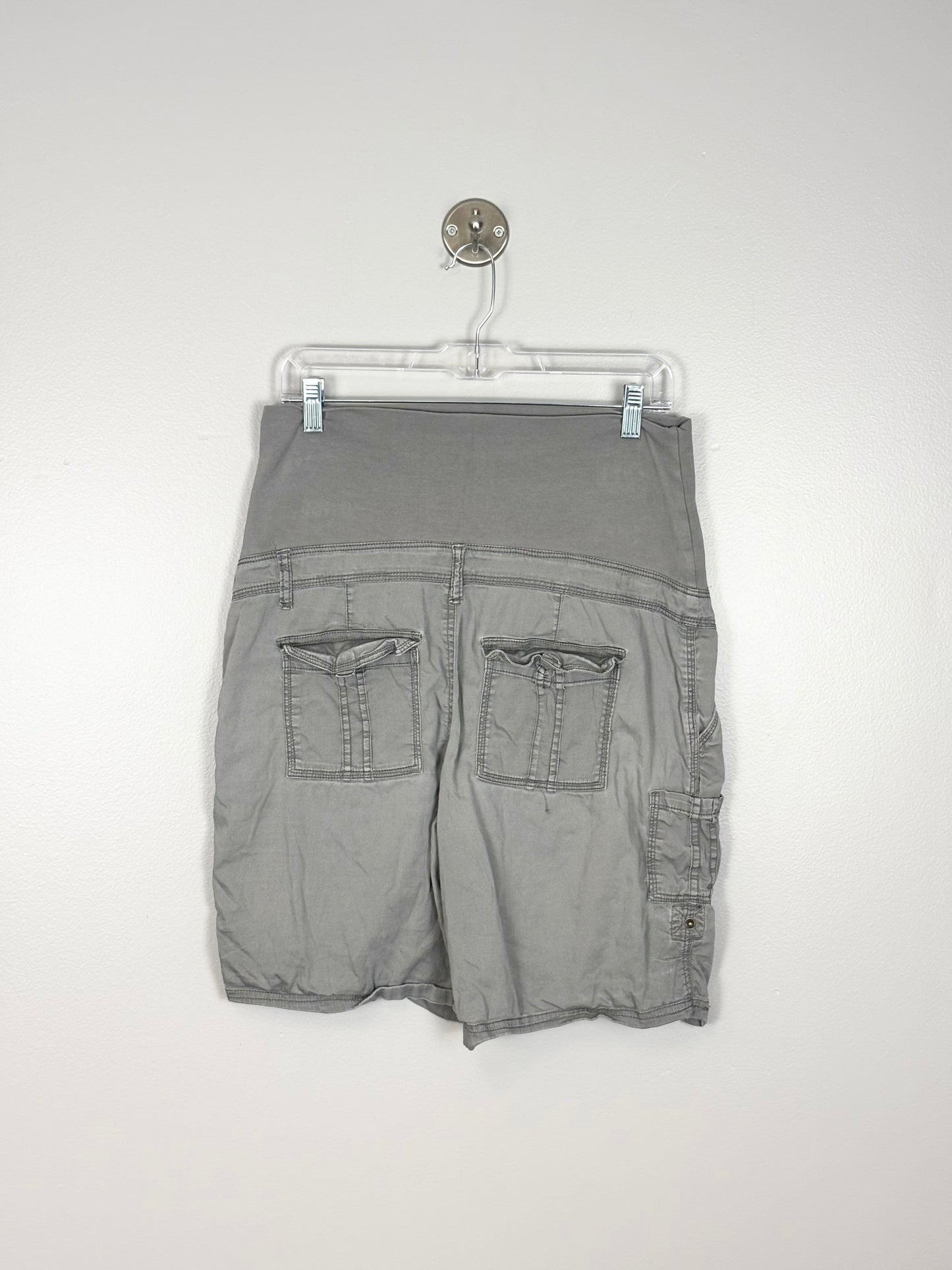 XL - Thyme Grey Cotton Shorts
