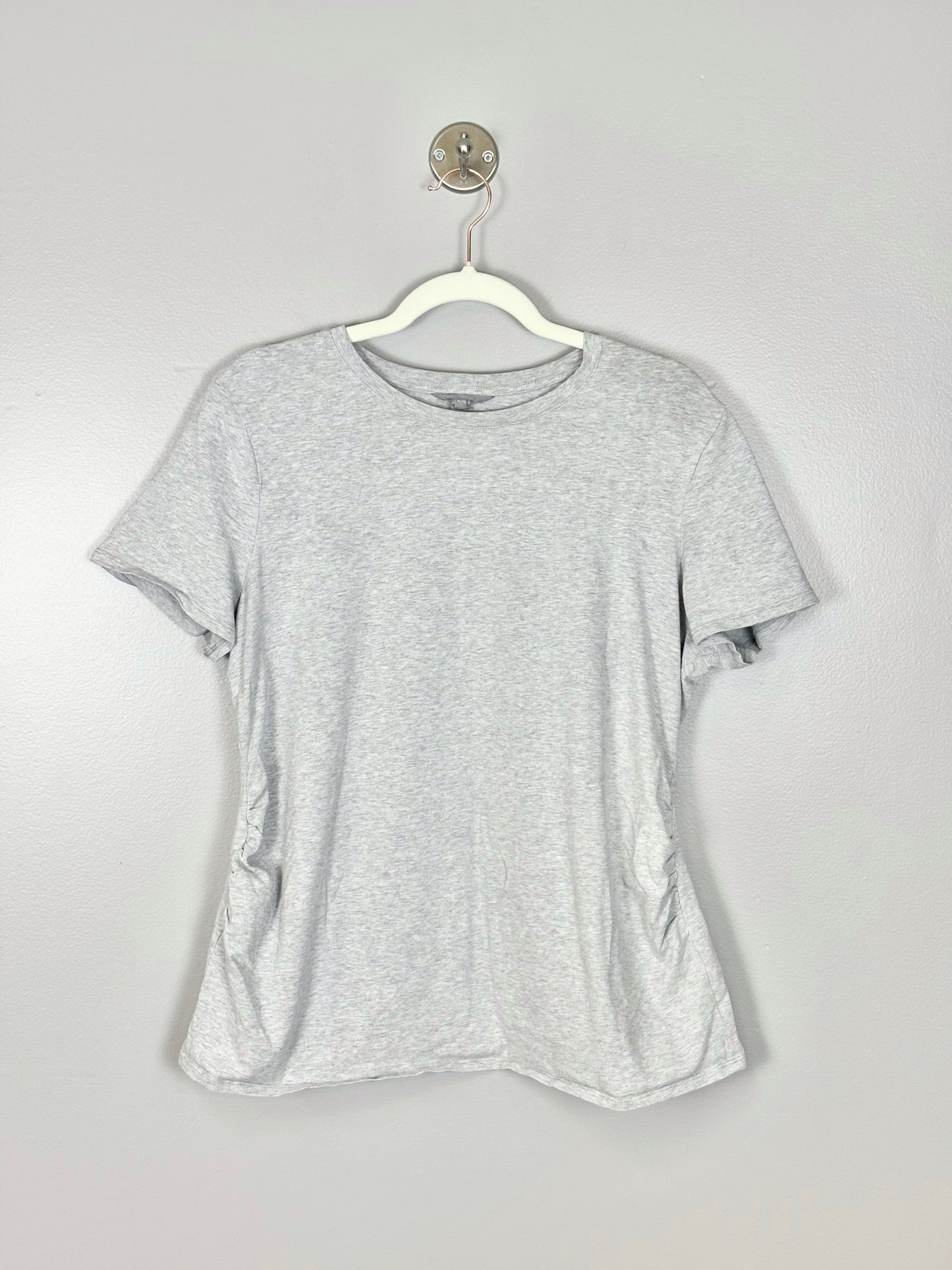 XL - Thyme Basic Grey Maternity Shirt