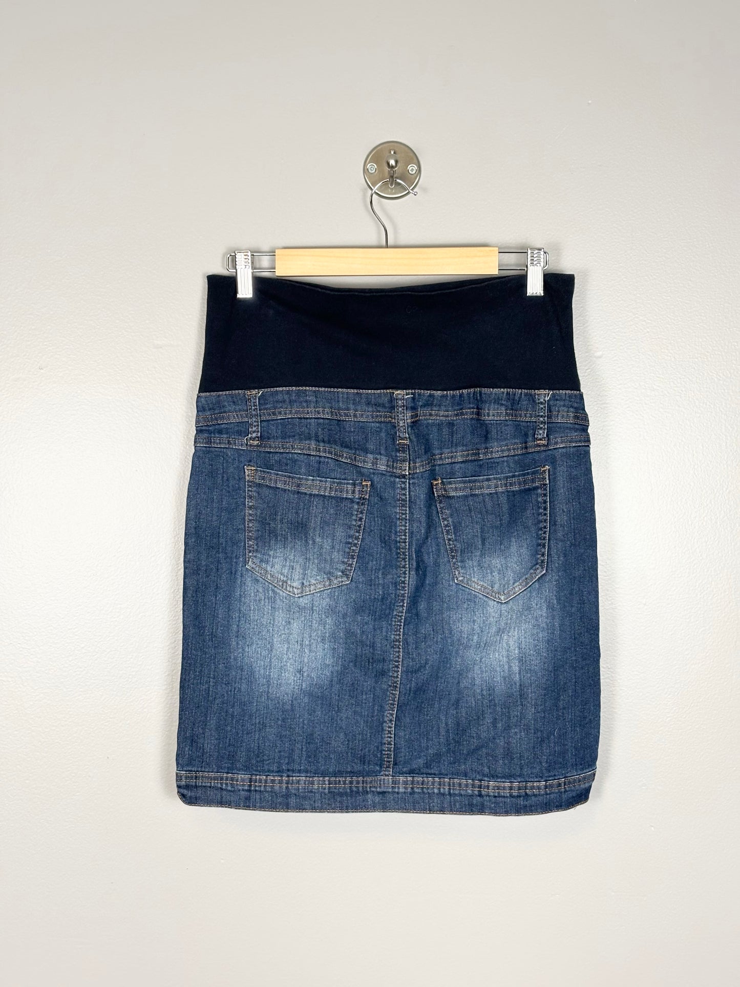 S - Thyme Buckle Denim Skirt