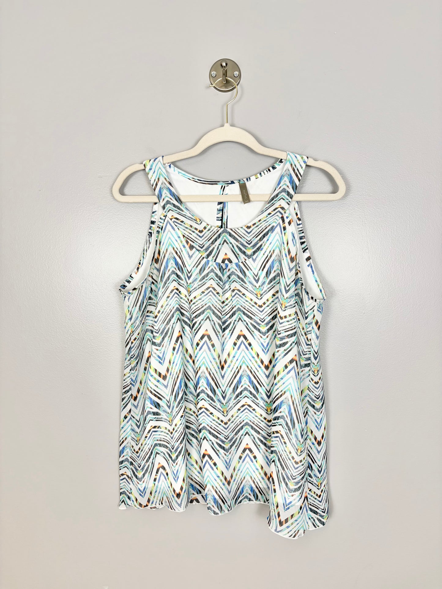 S - Thyme Geometric Pastels Blouse