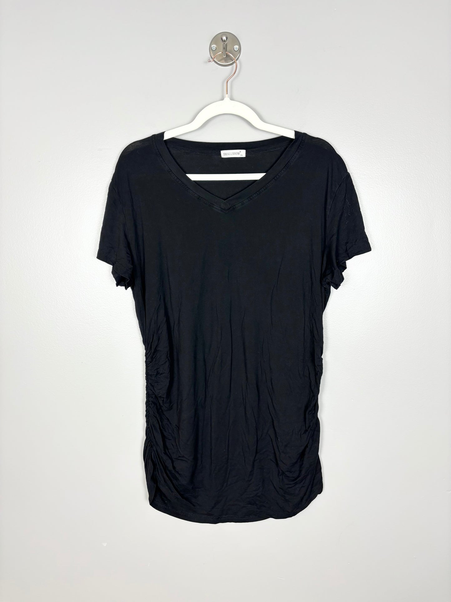 XXL - Smallshow Black Fitted Shirt