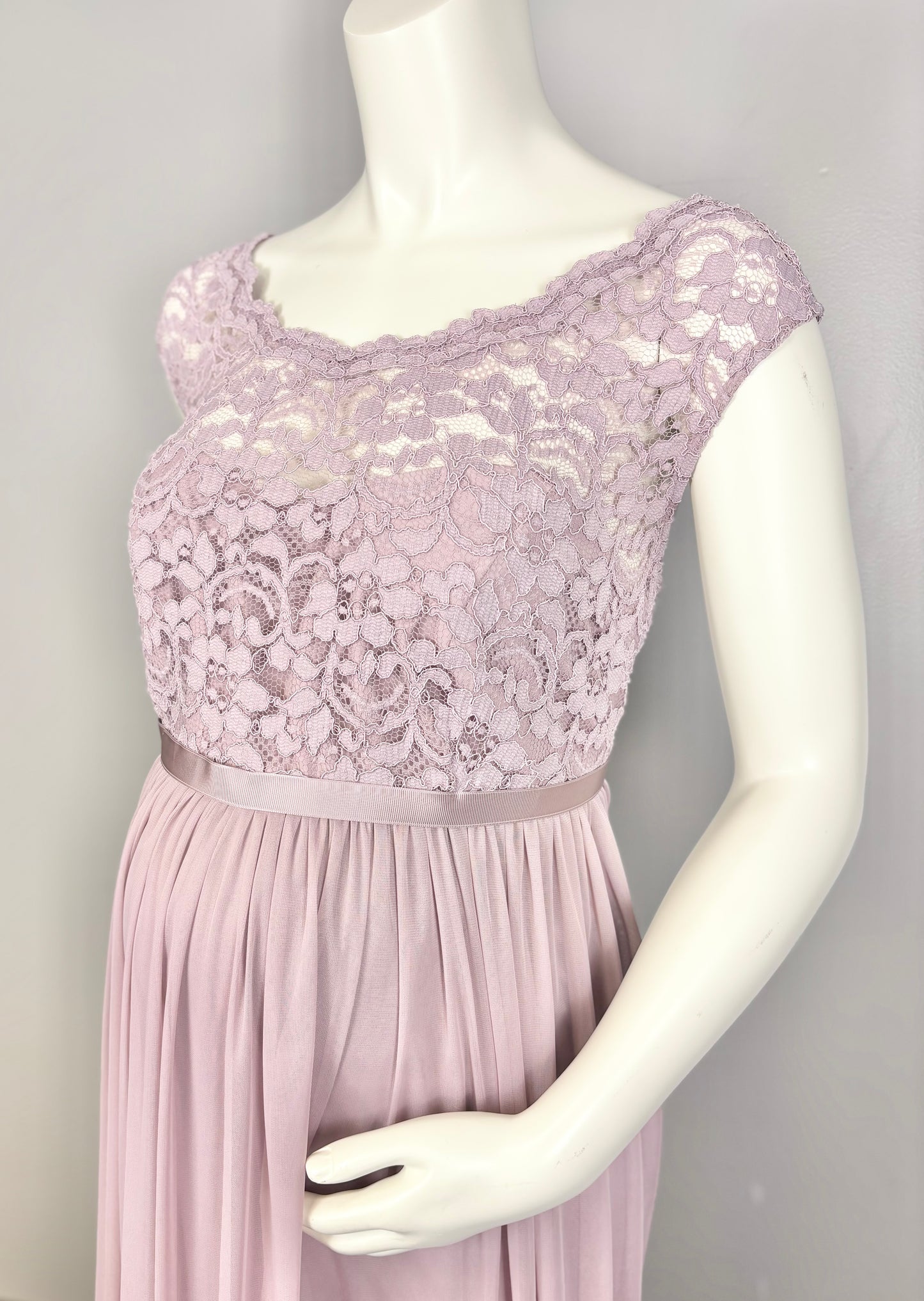 1XL - David’s Bridal Lavender Lace Occasion Dress