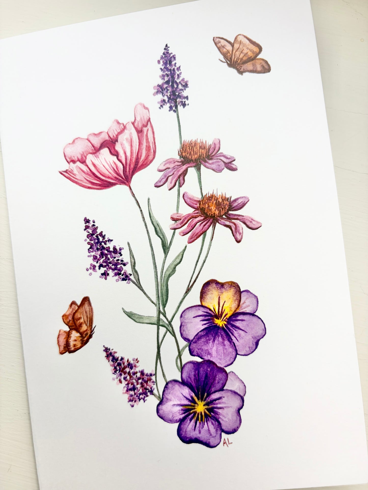 Spring Florals Greeting Card