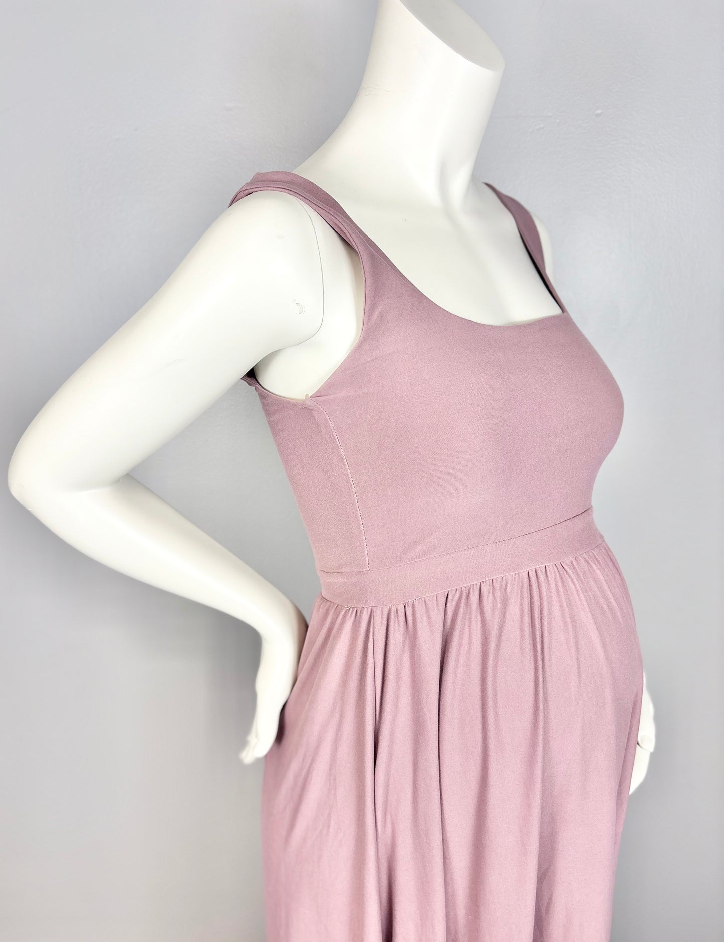 M - Ardene Dusty Rose Slit-Front Dress