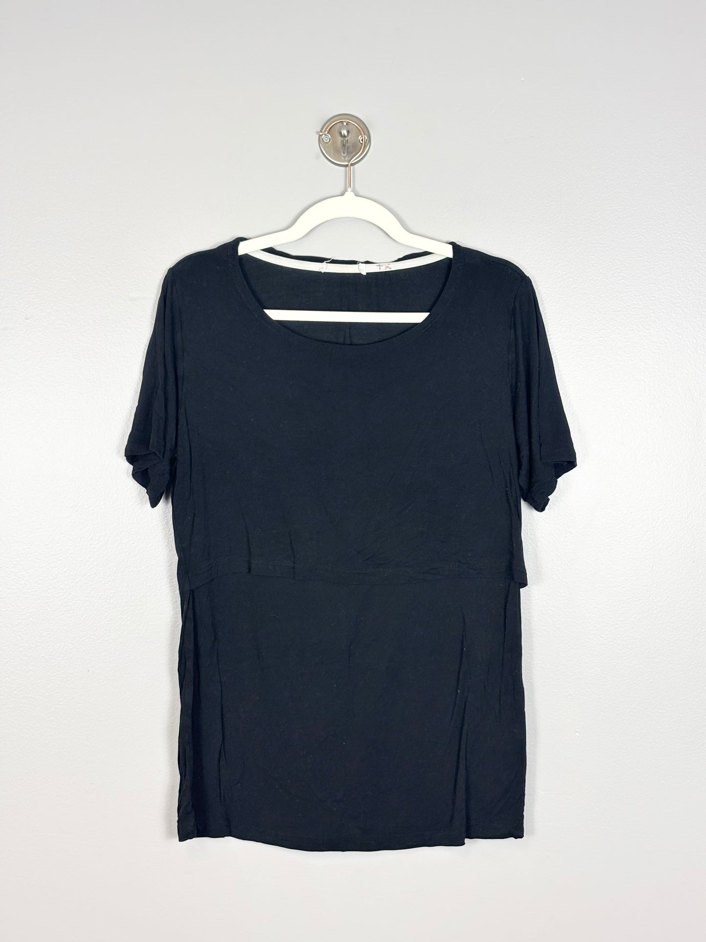M - Smallshow Black Nursing Shirt